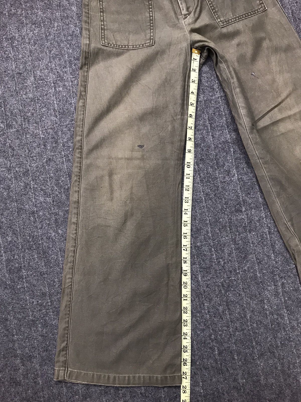 Japanese Brand × Vintage Red Clover Bushpant Denim Trouser Jeans Design Size 29" - 8 Thumbnail
