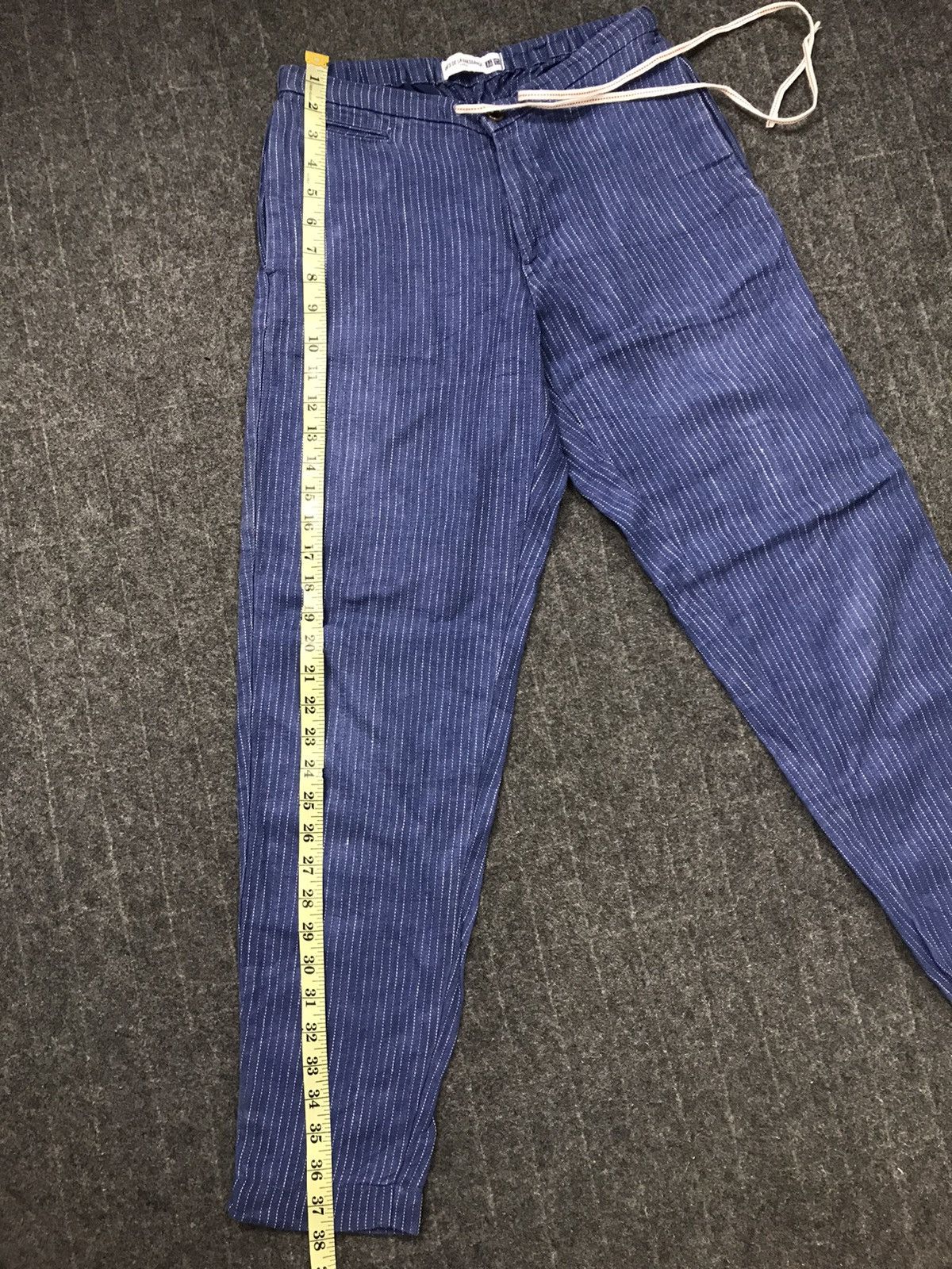 Designer × Japanese Brand × Uniqlo Uniqlo X Ines De La Fressange Paris Denim Adjustable Waist Size US 28 / EU 44 - 10 Thumbnail