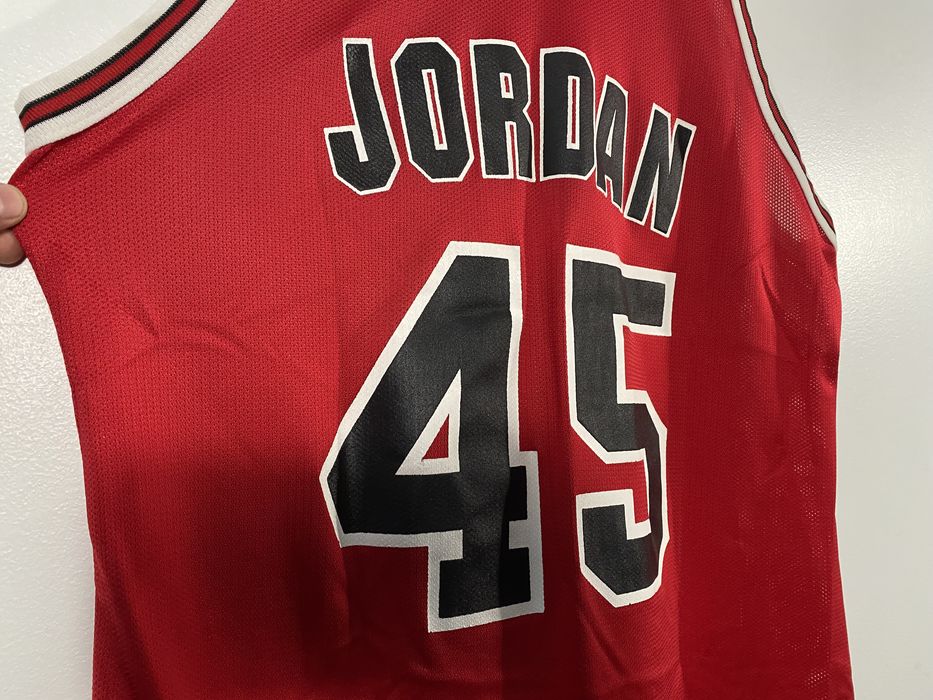 champion bulls jordan jersey