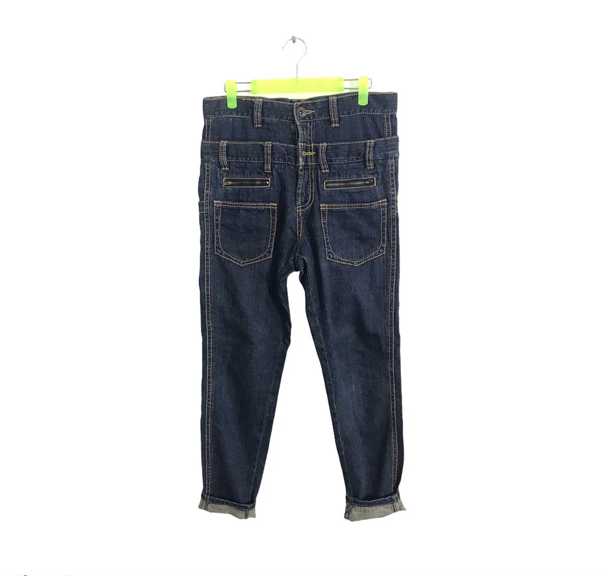 Japanese Brand × Vintage Tactical Orallito Stitch Bushpant Double Waist Denim Jeans Size US 32 / EU 48 - 1 Thumbnail
