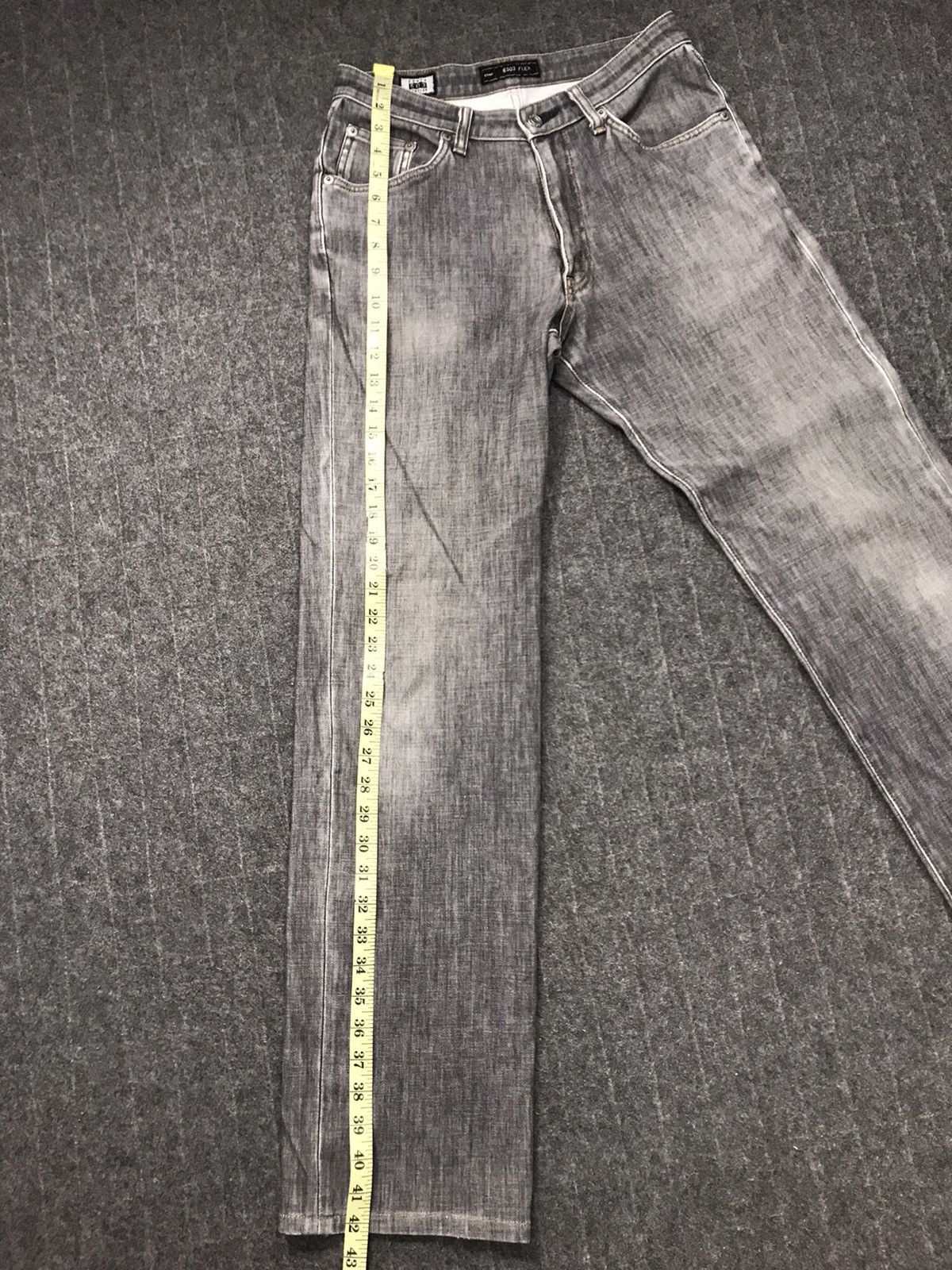 Vintage Edwin Lot 503 Distressed Denim Black Jeans Regular Cut Size US 28 / EU 44 - 10 Thumbnail