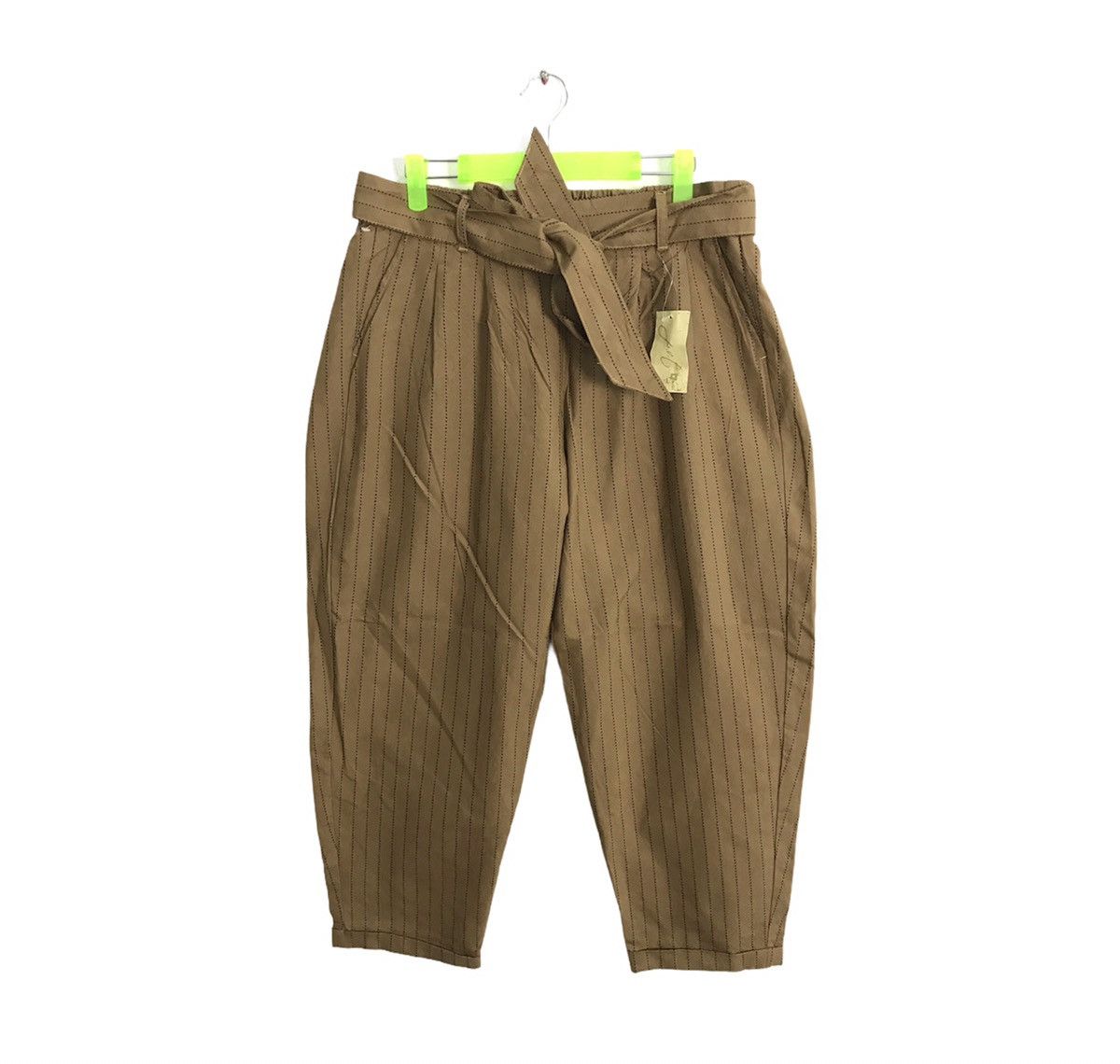 Japanese Brand × Vintage Vintage Japanese Brand Palazo Casual Pant Striped Design Size 32" / US 10 / IT 46 - 1 Thumbnail