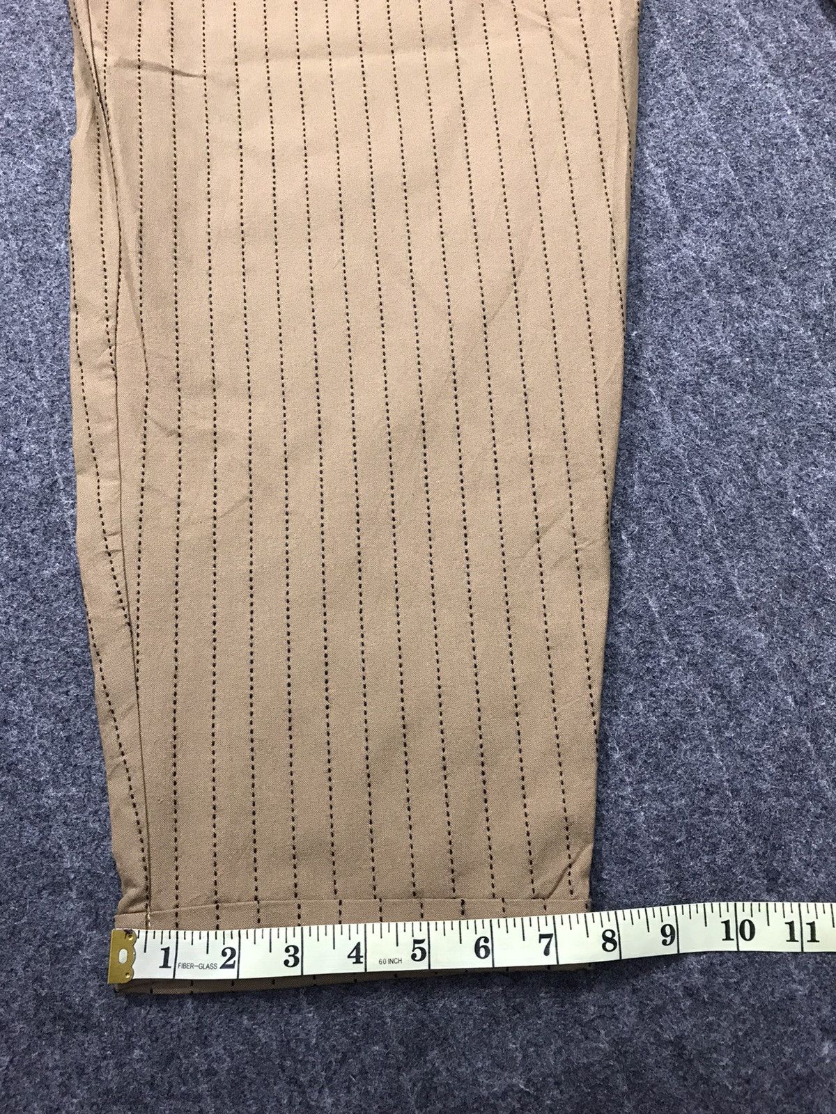 Japanese Brand × Vintage Vintage Japanese Brand Palazo Casual Pant Striped Design Size 32" / US 10 / IT 46 - 12 Thumbnail