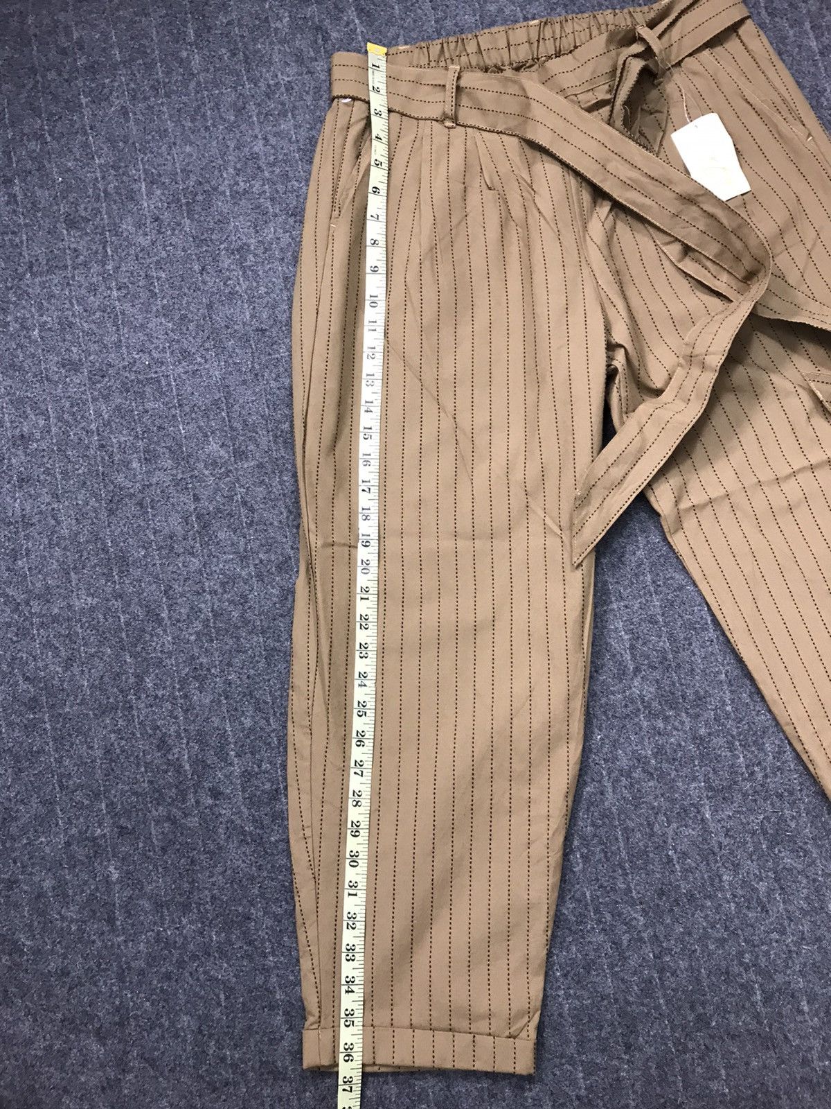 Japanese Brand × Vintage Vintage Japanese Brand Palazo Casual Pant Striped Design Size 32" / US 10 / IT 46 - 8 Thumbnail