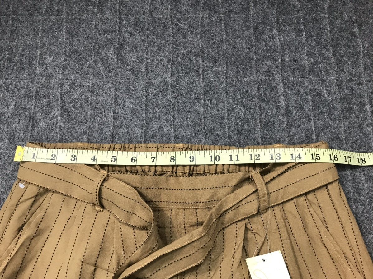 Japanese Brand × Vintage Vintage Japanese Brand Palazo Casual Pant Striped Design Size 32" / US 10 / IT 46 - 7 Thumbnail