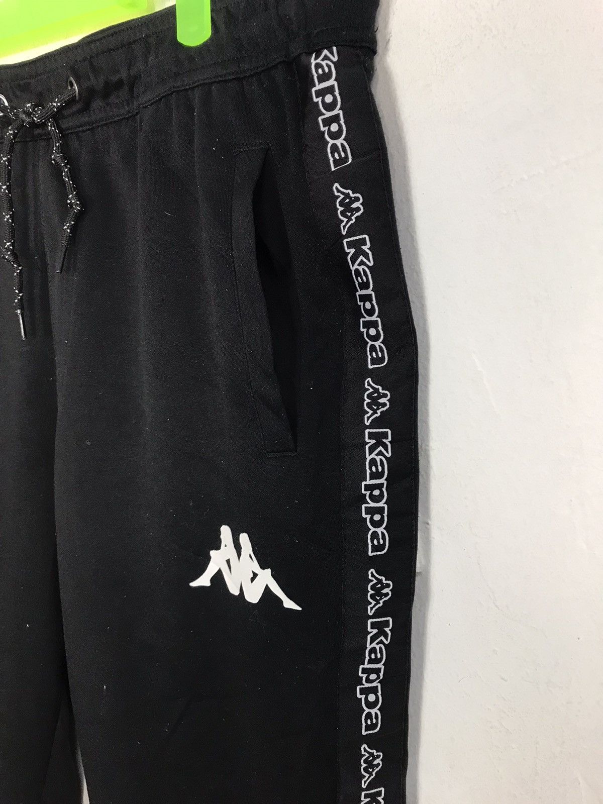 Kappa Kappa Side Tape Tracksuit Pant Jogger Embroidery Logo Size US 33 - 3 Thumbnail