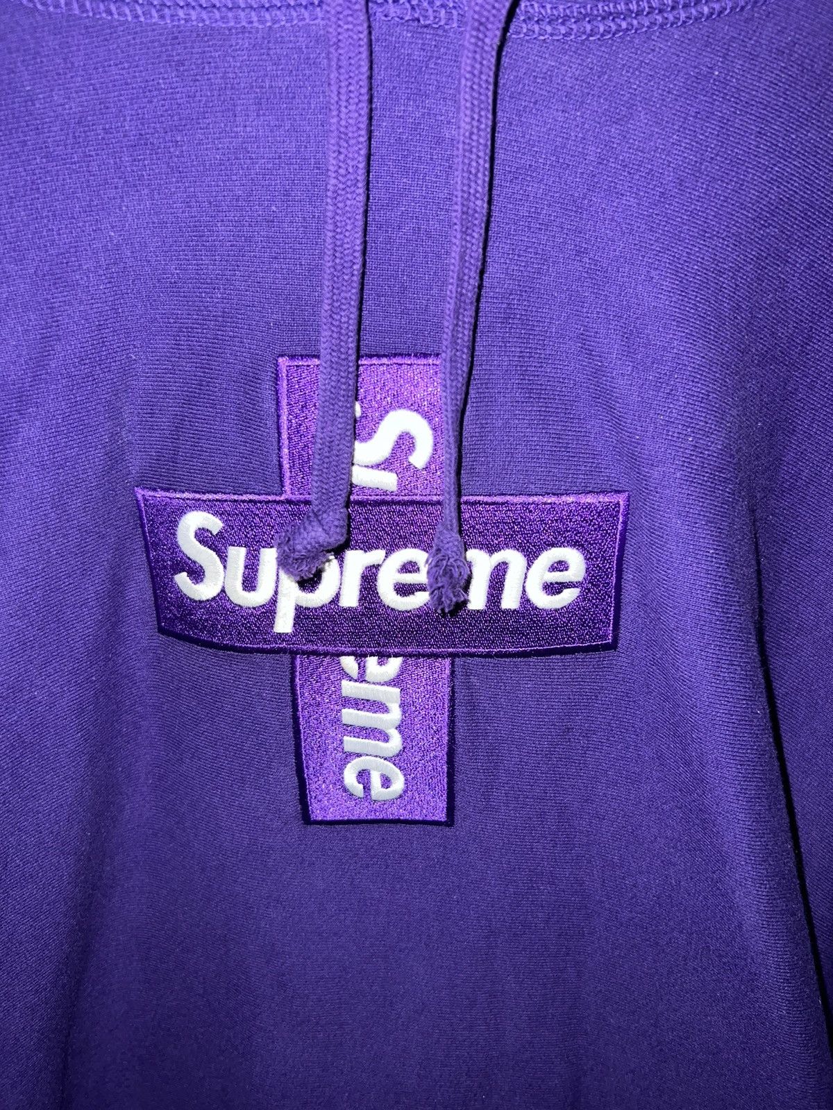 Supreme Supreme Cross Box Logo Hooded Sweatshirt Size US L / EU 52-54 / 3 - 2 Thumbnail