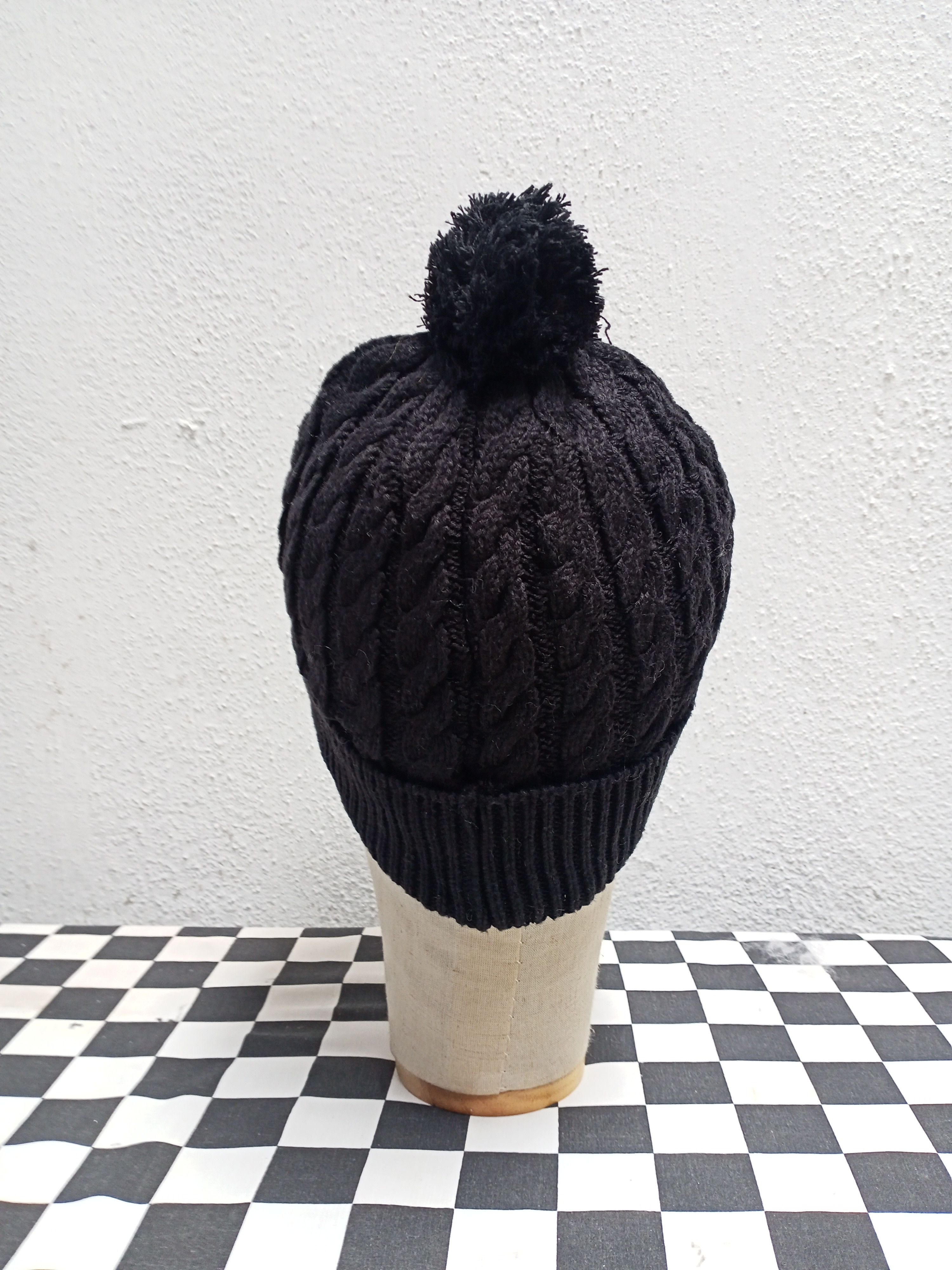 Black Scale Black Scale Local 666 Pom Beanie Hat Size ONE SIZE - 5 Thumbnail