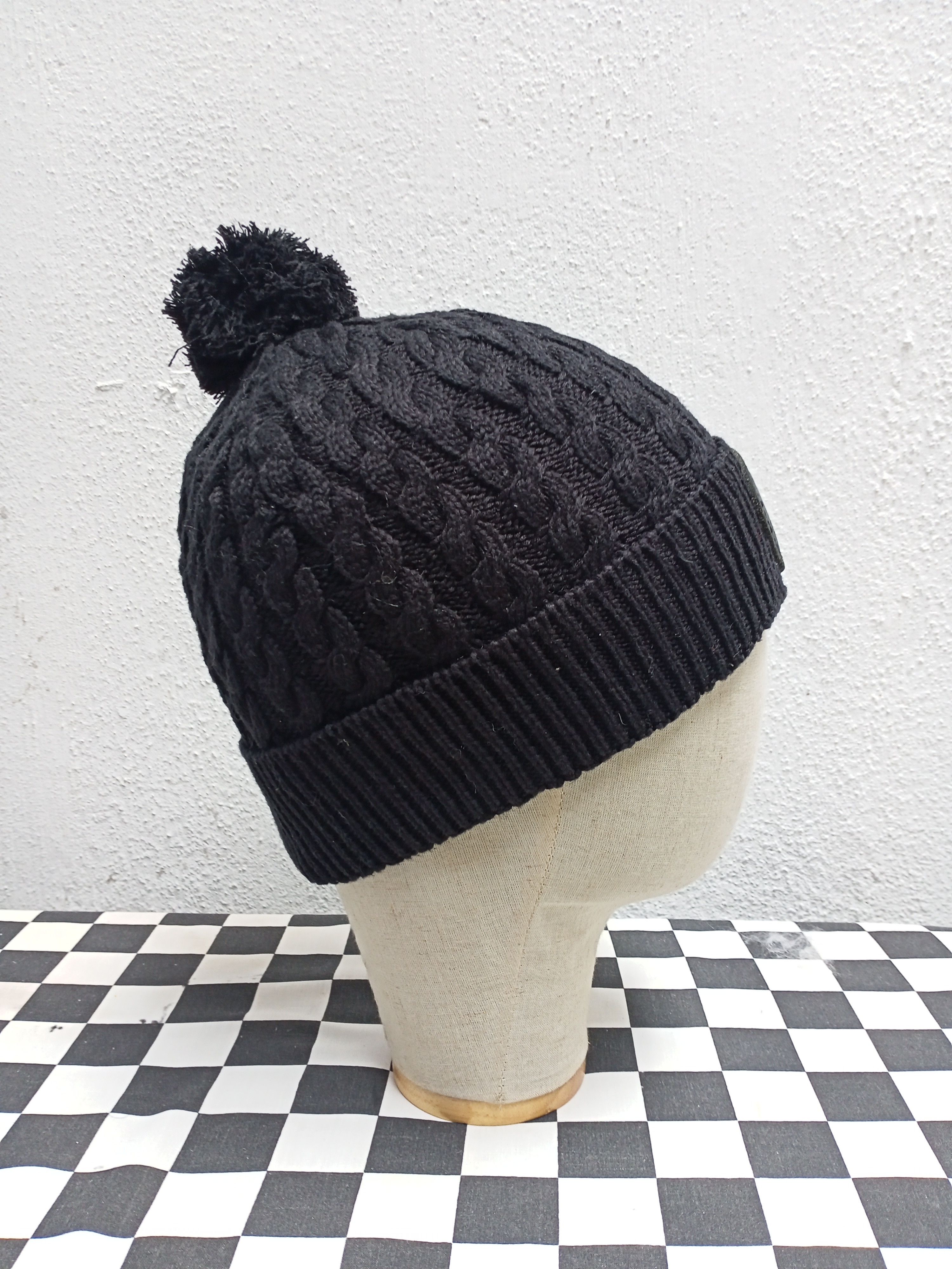 Black Scale Black Scale Local 666 Pom Beanie Hat Size ONE SIZE - 4 Thumbnail