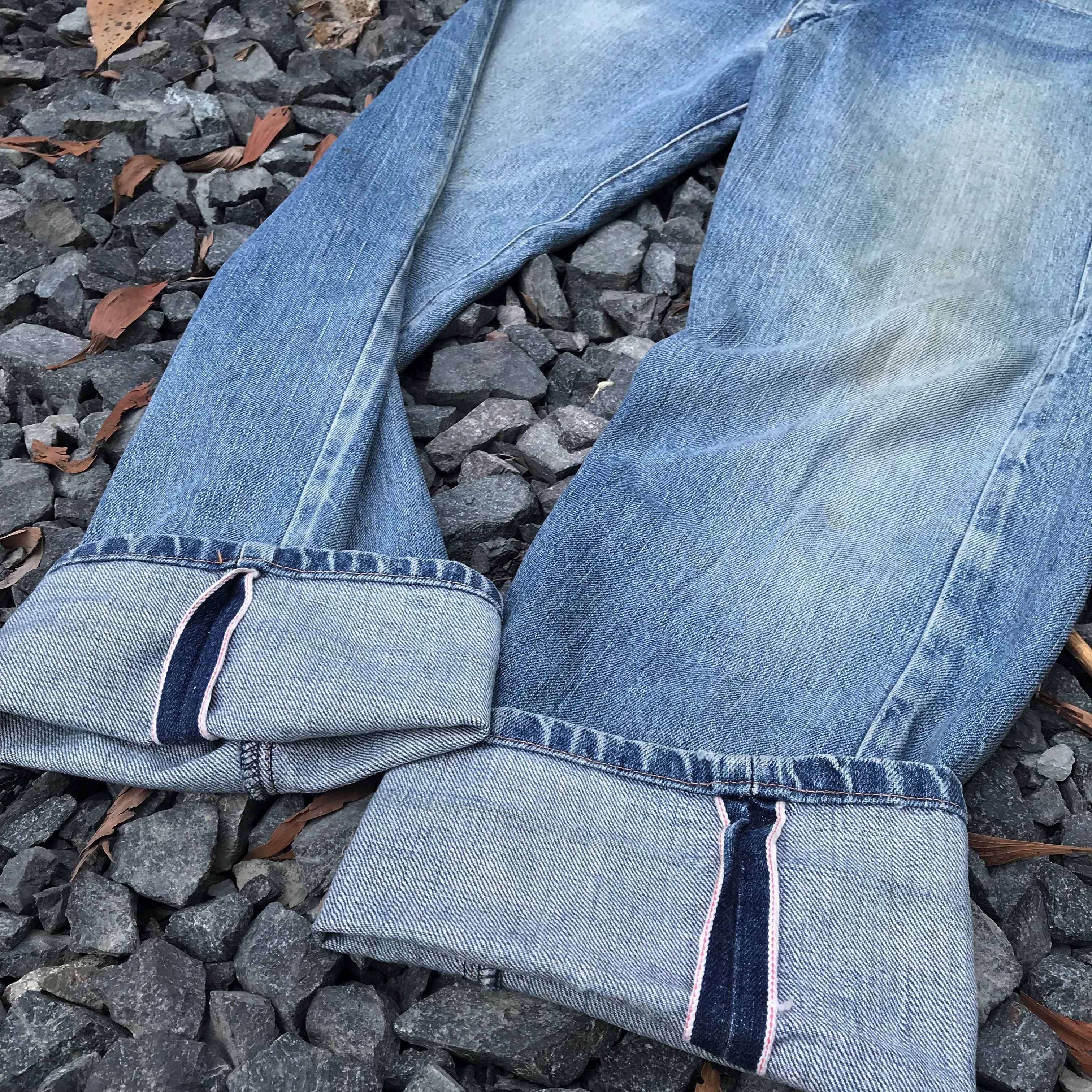 Levi's Vintage Clothing Vintage Levis 502 Redline Big E faded distressed kurtcobain Size US 32 / EU 48 - 7 Thumbnail