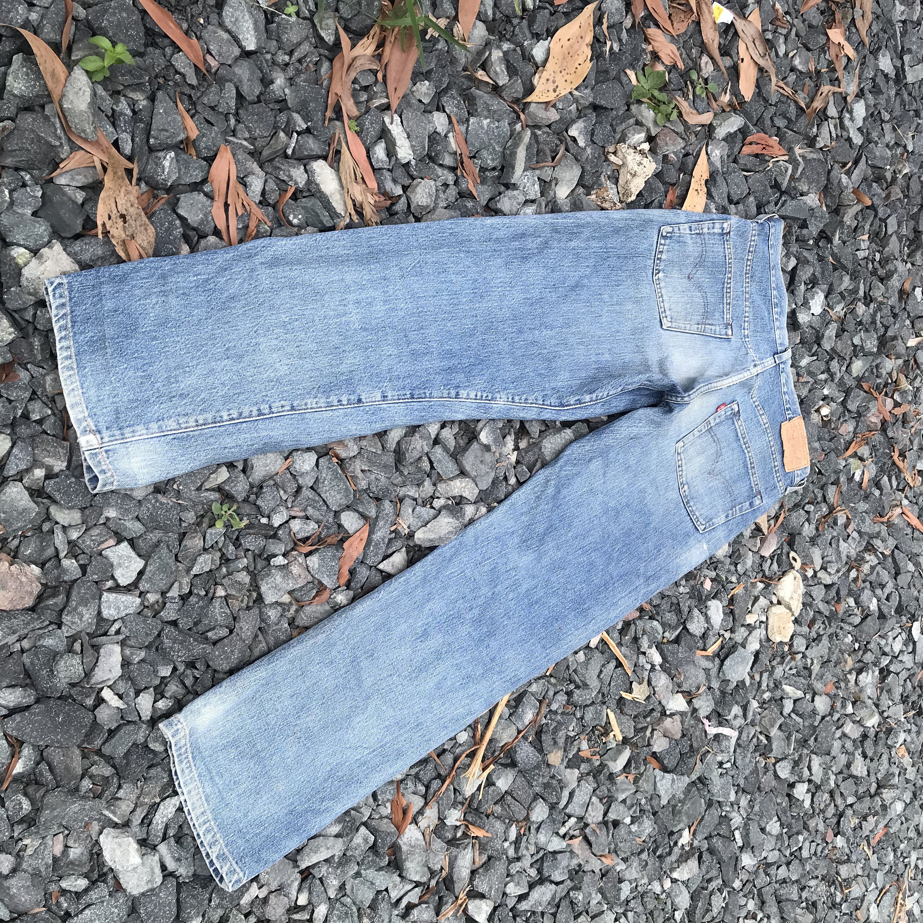 Levi's Vintage Clothing Vintage Levis 502 Redline Big E faded distressed kurtcobain Size US 32 / EU 48 - 10 Thumbnail
