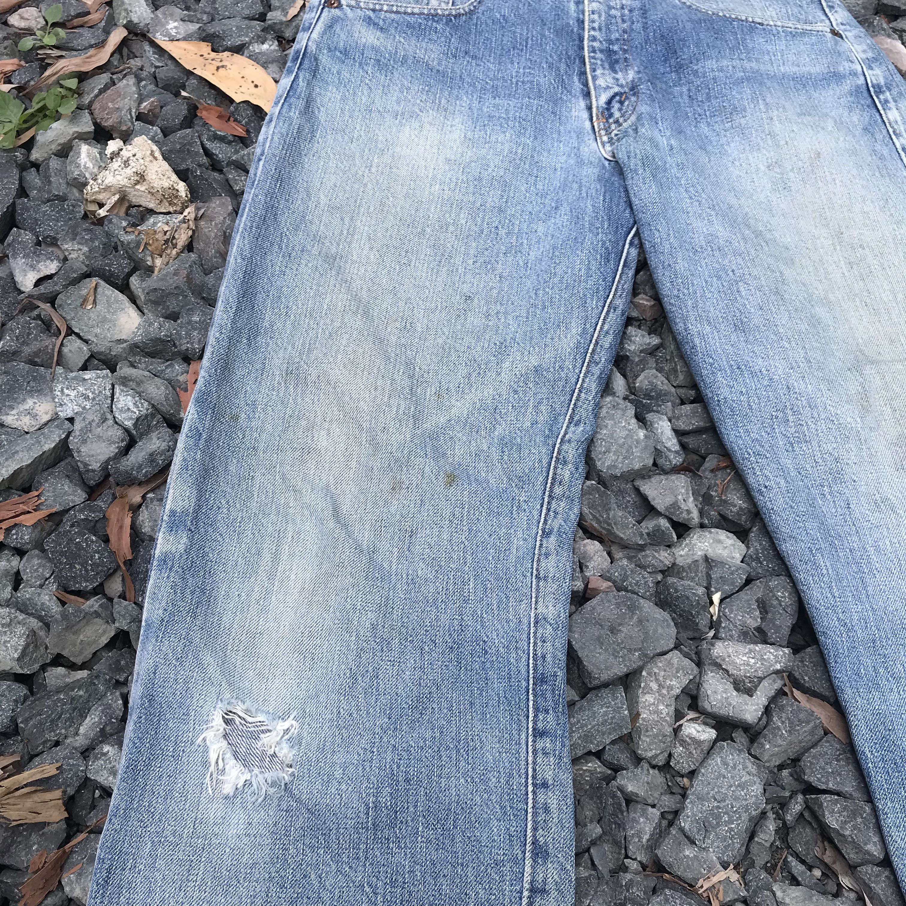 Levi's Vintage Clothing Vintage Levis 502 Redline Big E faded distressed kurtcobain Size US 32 / EU 48 - 4 Thumbnail
