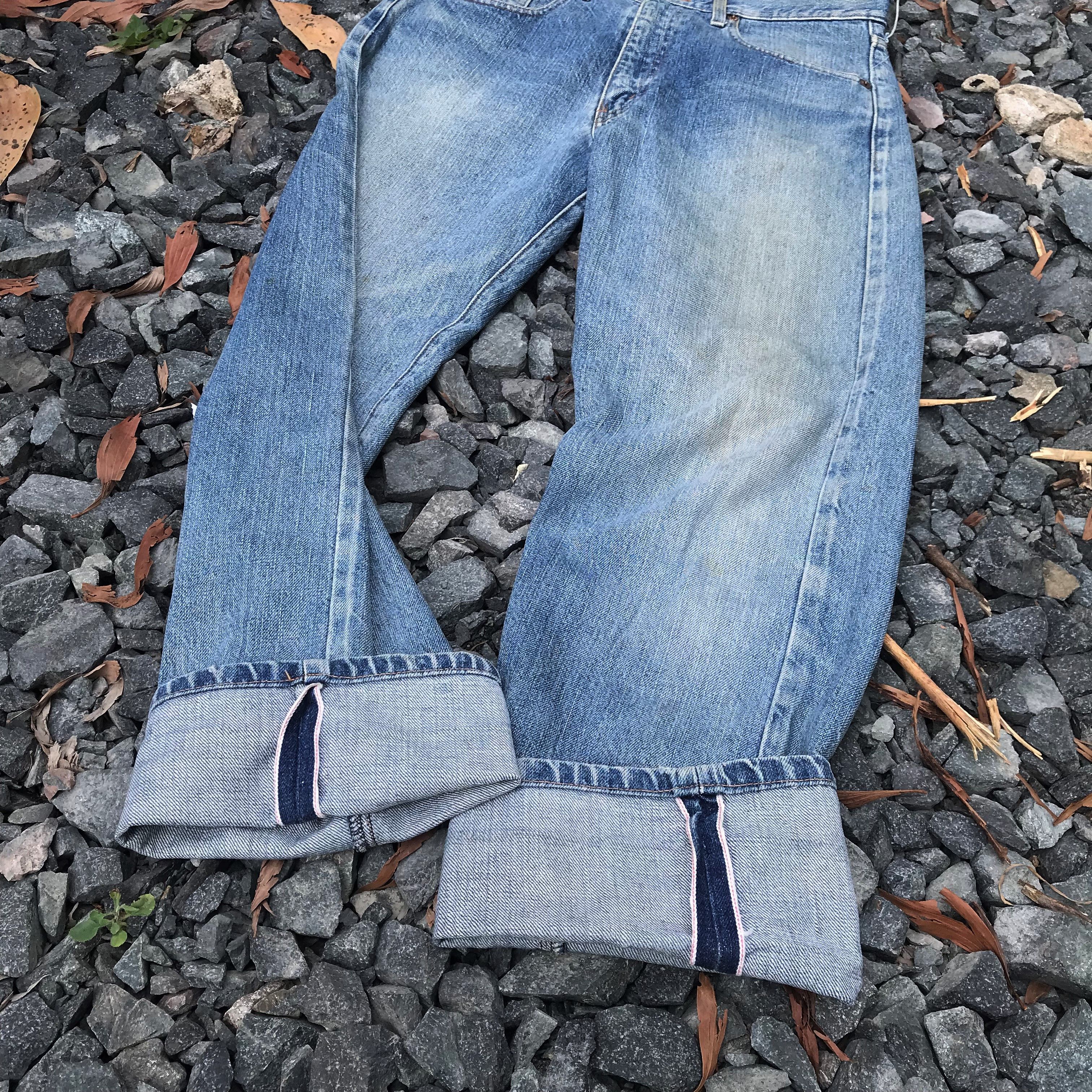 Levi's Vintage Clothing Vintage Levis 502 Redline Big E faded distressed kurtcobain Size US 32 / EU 48 - 6 Thumbnail