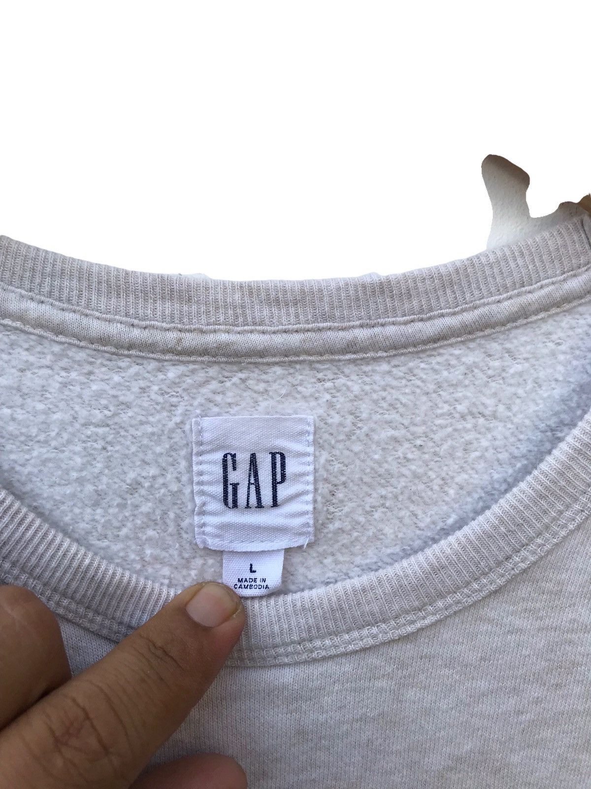 Gap Gap Spellout Sweatshirt Big Logo Streetwear Sweater Size US M / EU 48-50 / 2 - 2 Thumbnail