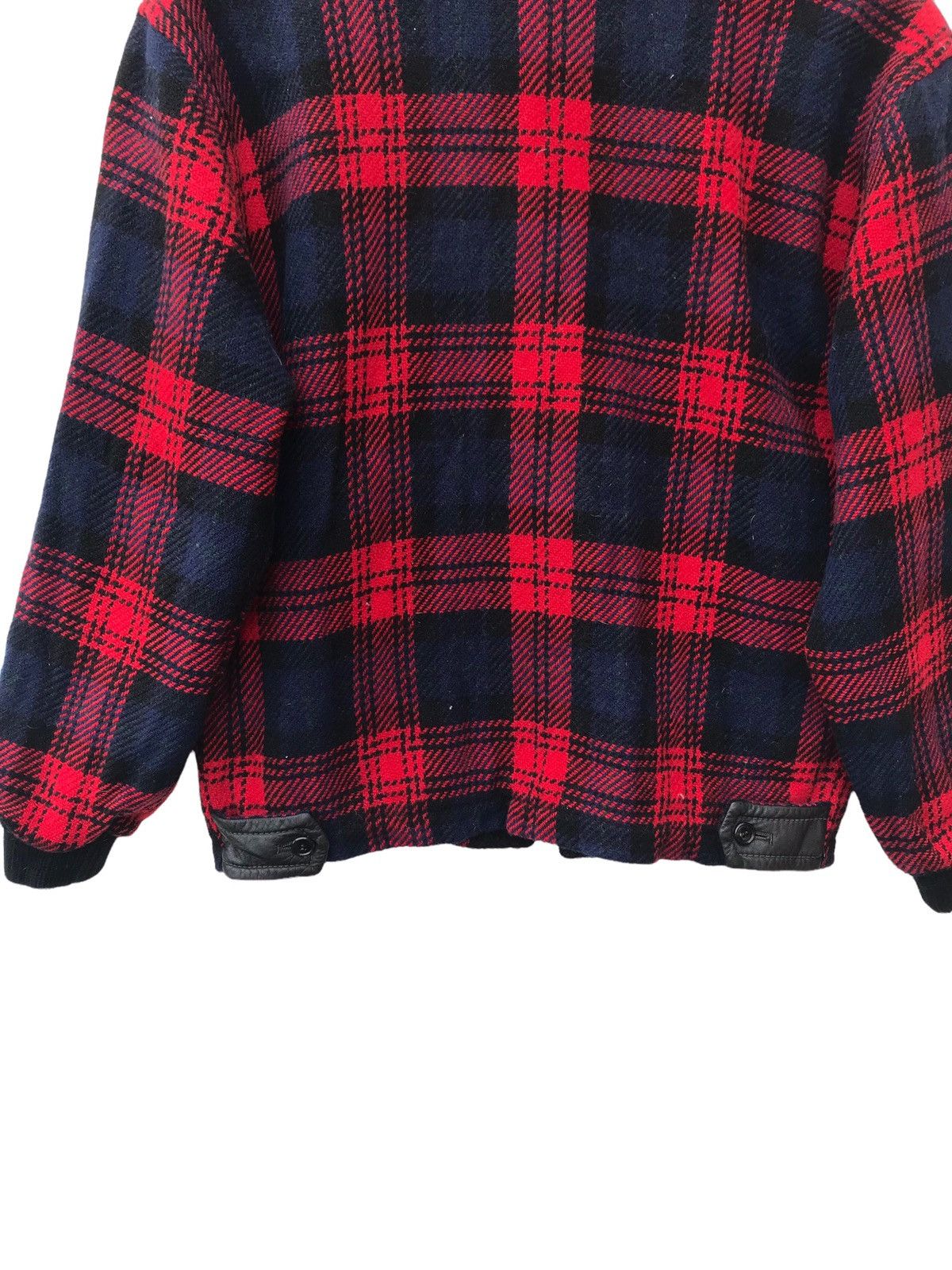 Vintage Vintage Rotary Group Red Tartan Bomber Jacket Size US M / EU 48-50 / 2 - 5 Thumbnail