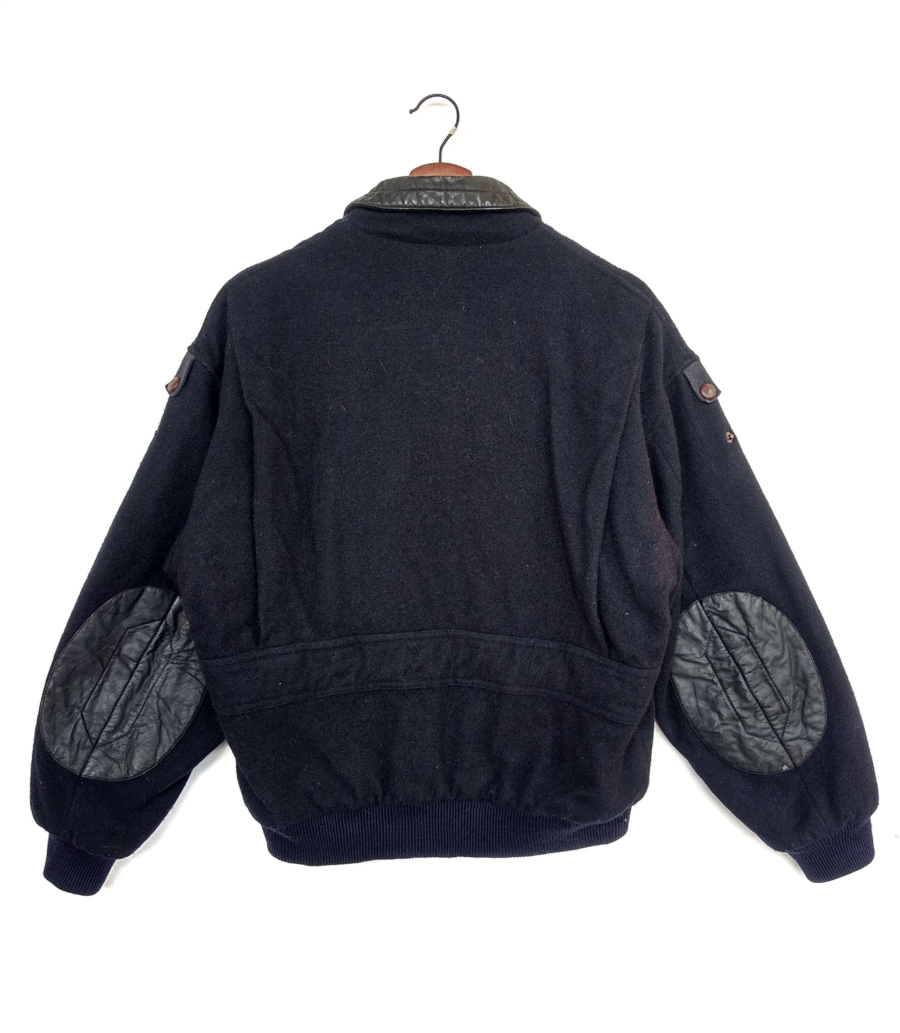 Bill Blass Vintage Bill Blass Wool Bomber Jacket Size US L / EU 52-54 / 3 - 3 Thumbnail