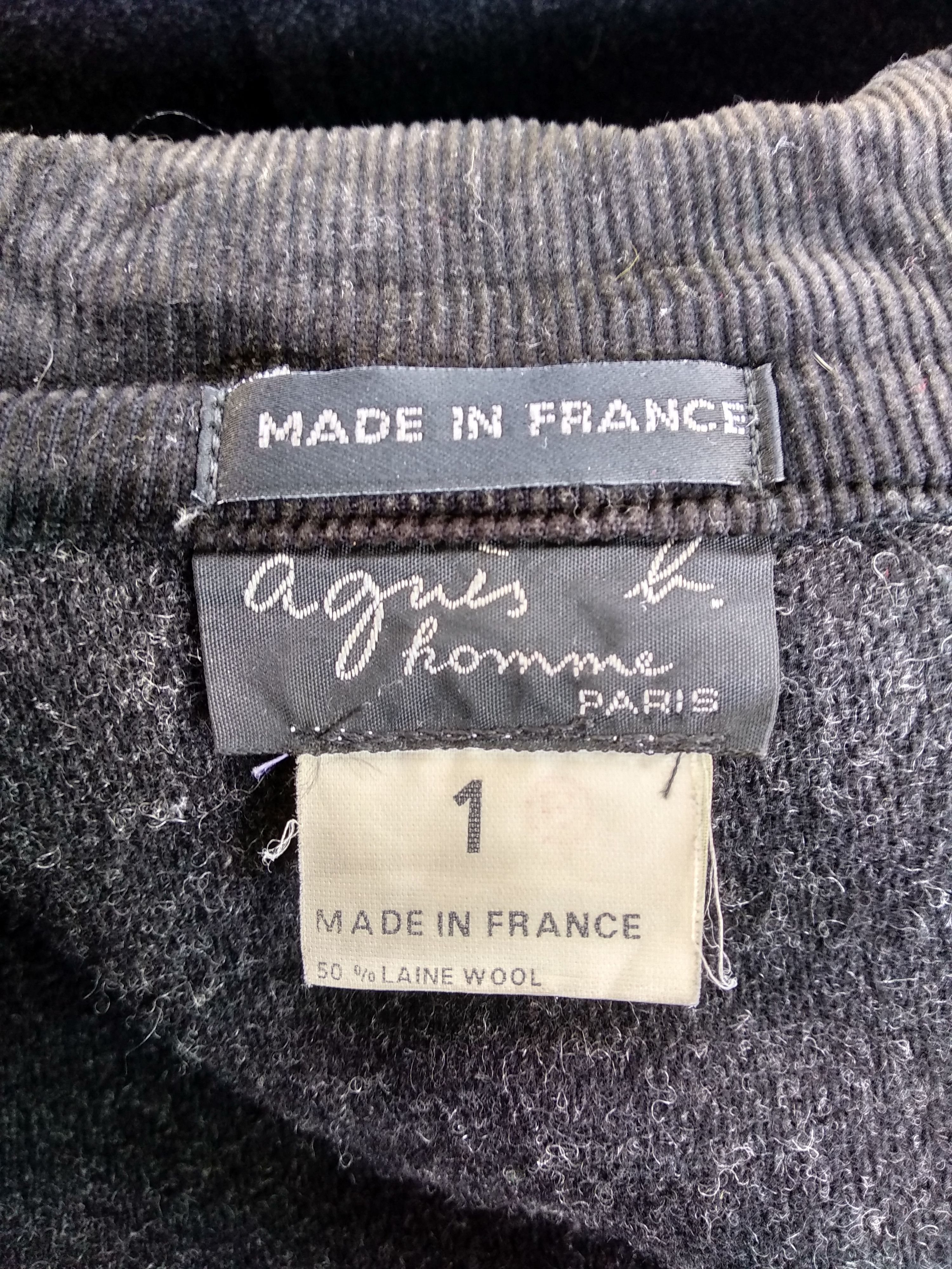 Designer × agnes b. Vintage Agnes B Wool Jacket Size M / US 6-8 / IT 42-44 - 4 Thumbnail