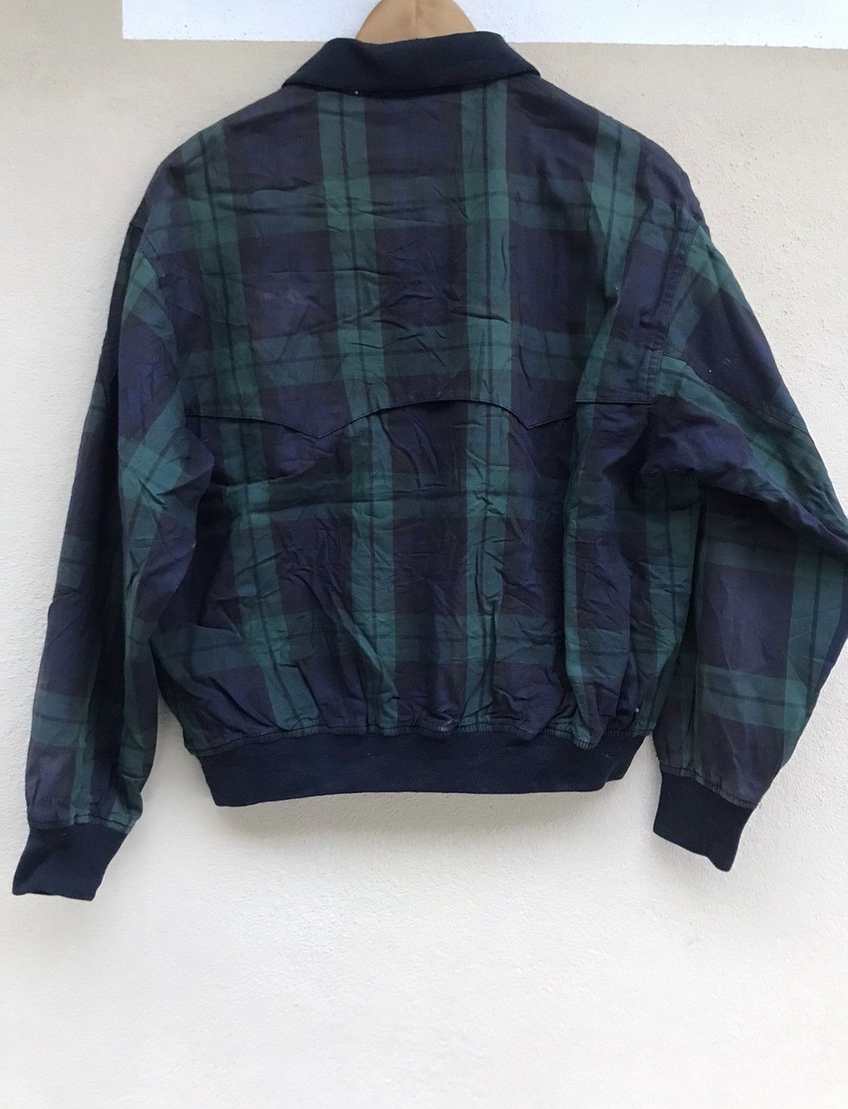 Grand Slam × Japanese Brand × Vintage Vintage Grandslam Munsingwear Checkered Bomber Jacket Size US M / EU 48-50 / 2 - 2 Thumbnail