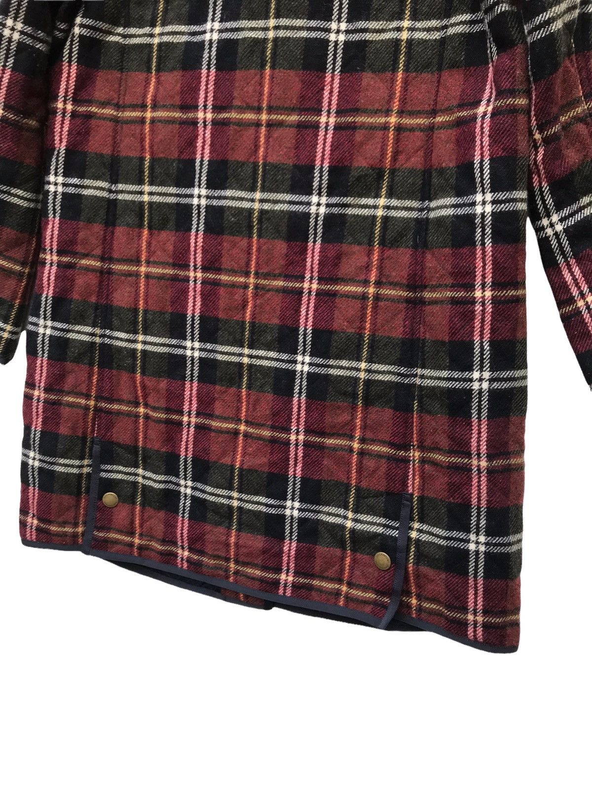 Mackintosh Mackintosh Women Red Tartan Hoodie Long Jacket Size S / US 4 / IT 40 - 6 Thumbnail