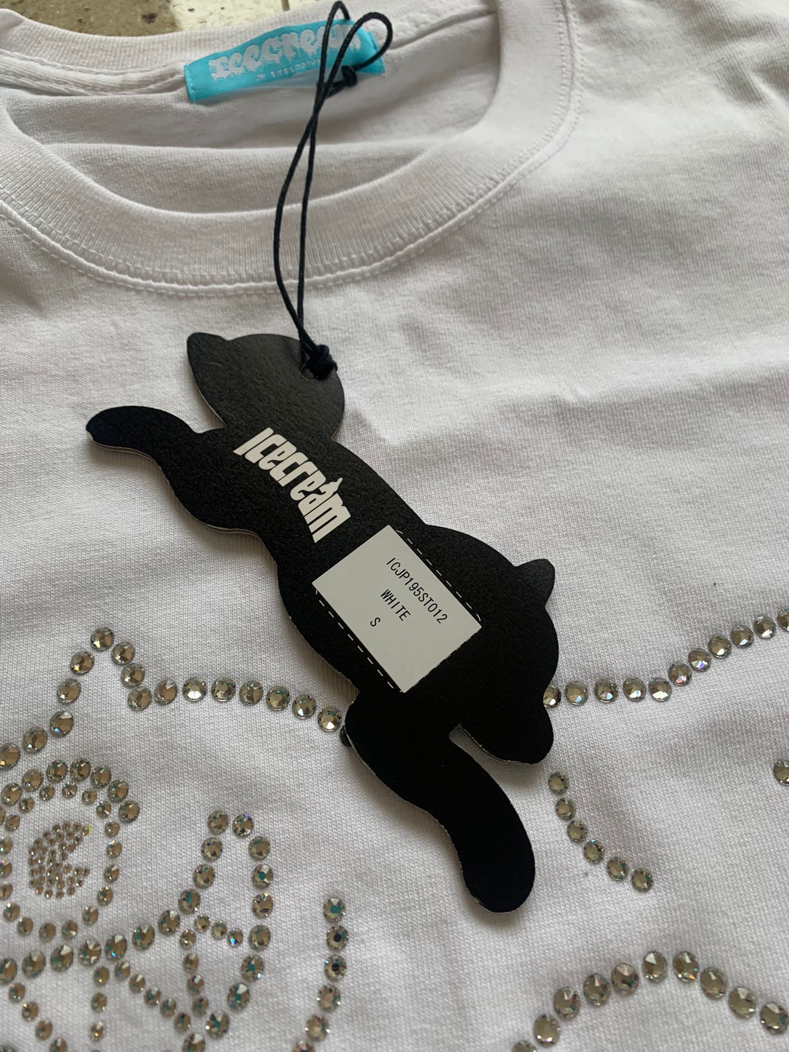 Icecream Logo Tee, SS in White Size US S / EU 44-46 / 1 - 8 Thumbnail
