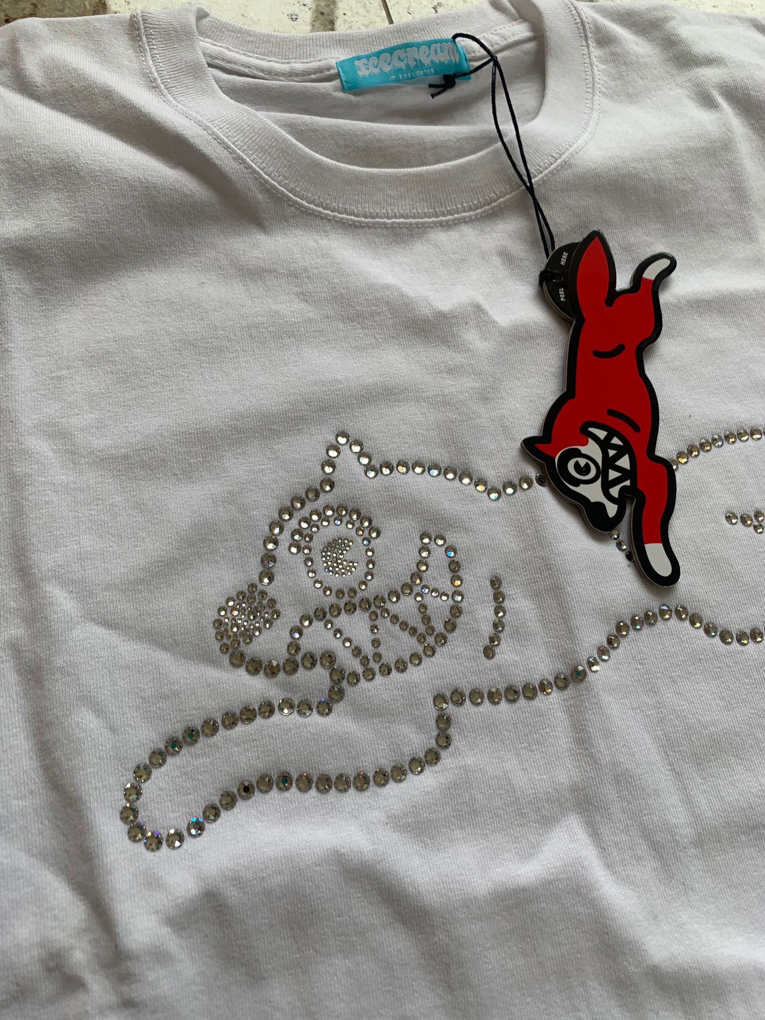 Icecream Logo Tee, SS in White Size US S / EU 44-46 / 1 - 3 Thumbnail