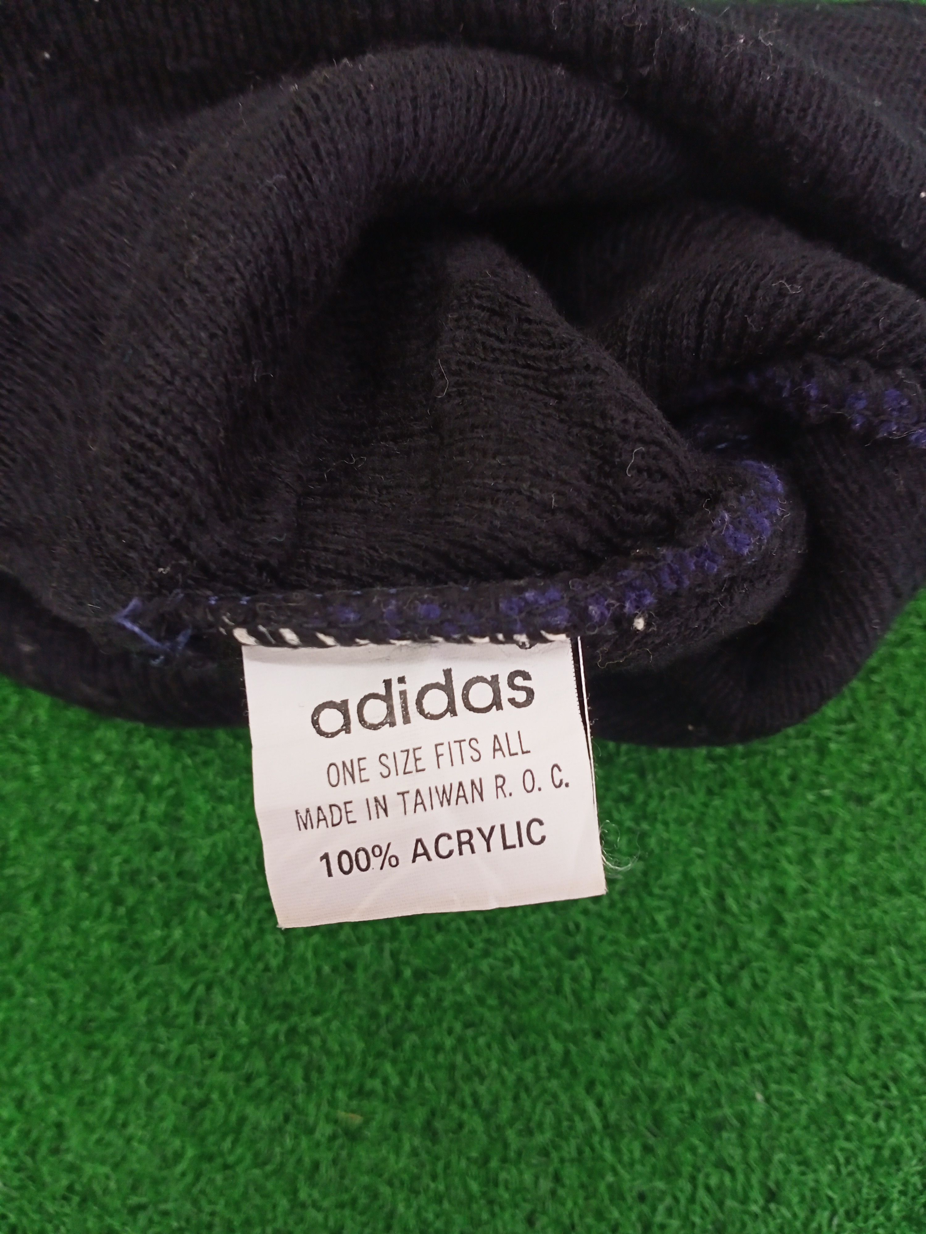 Adidas Vintage Adidas Trefoil Beanie Hat Size ONE SIZE - 6 Thumbnail