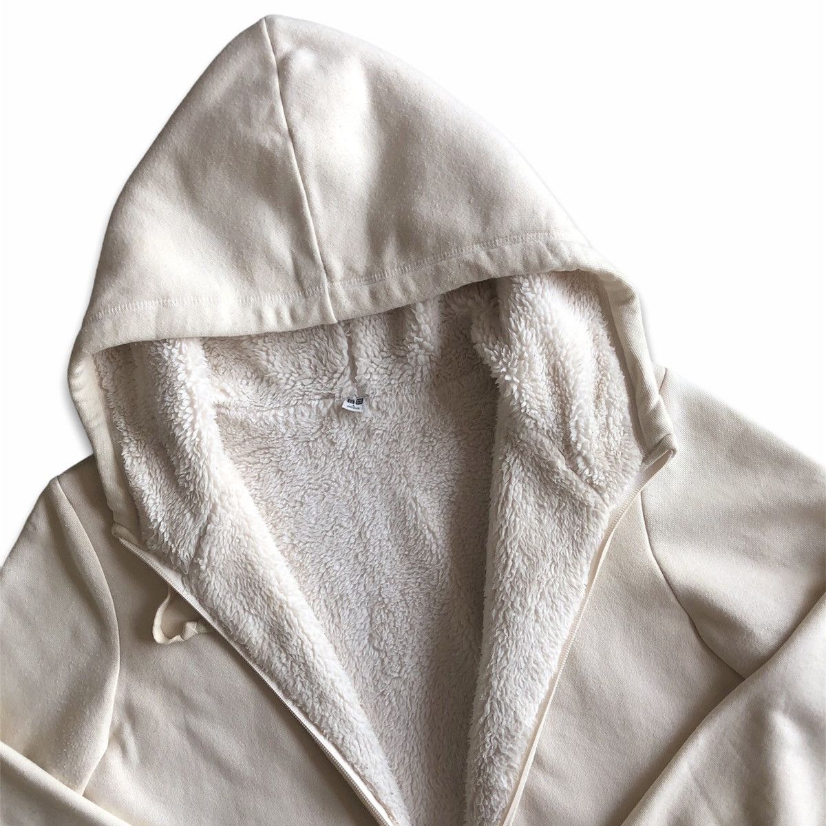 Japanese Brand Uniqlo Sweatshirt Sherpa Linning Zipper Hoodie Size US S / EU 44-46 / 1 - 4 Thumbnail