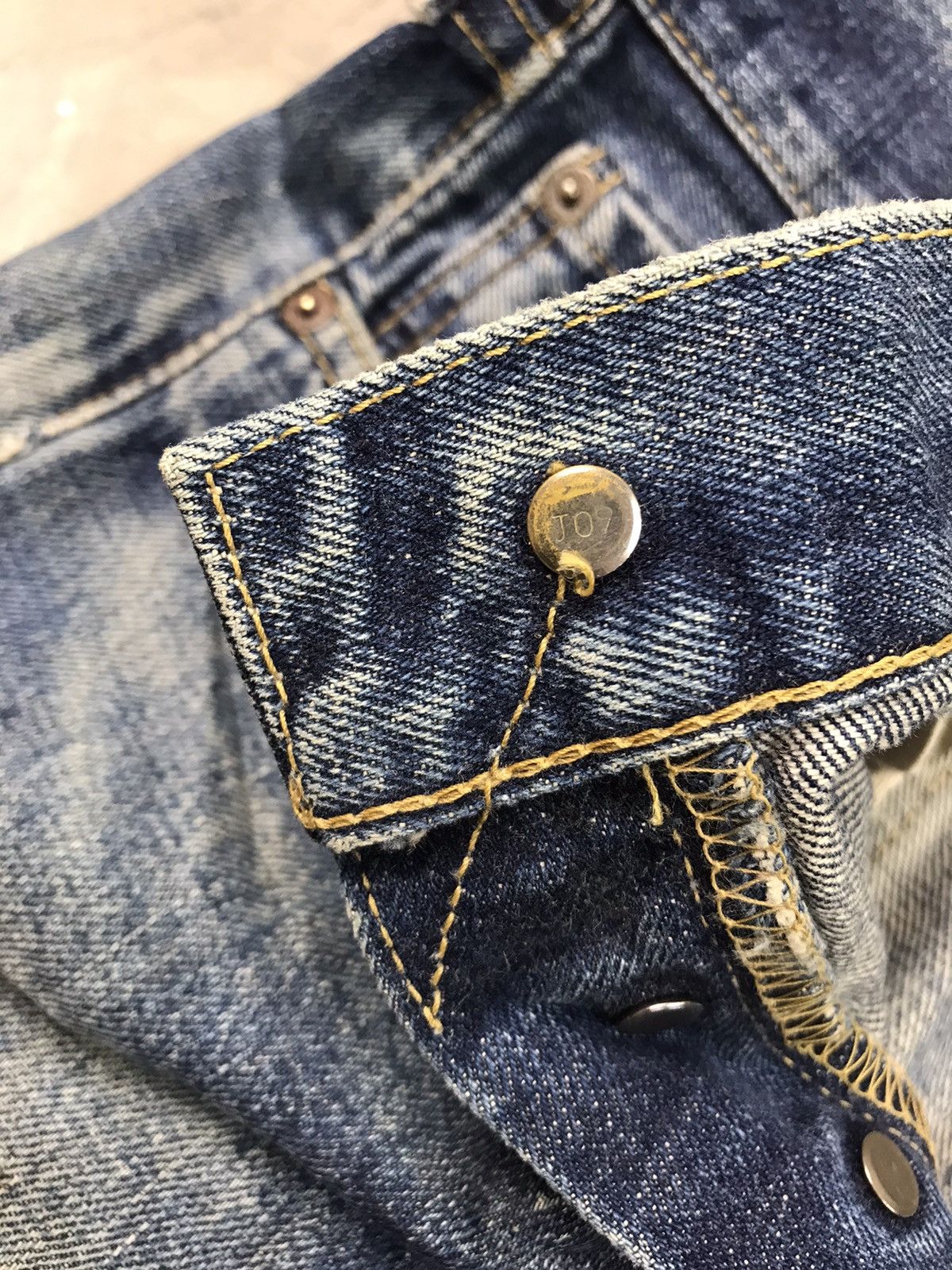 Levi's Vintage Clothing × Vintage VTG LEVI'S BIG "E" 90s LOT 702 XX SELVEDGE DENIM JAPAN🇯🇵 Size US 30 / EU 46 - 11 Thumbnail
