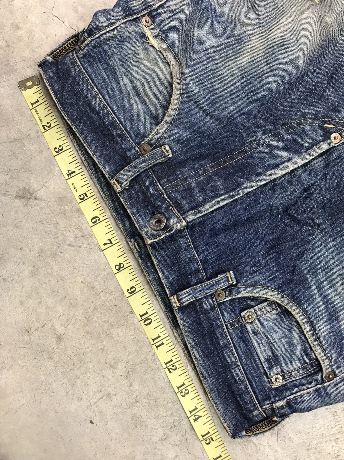 Levi's Vintage Clothing × Vintage VTG LEVI'S BIG "E" 90s LOT 702 XX SELVEDGE DENIM JAPAN🇯🇵 Size US 30 / EU 46 - 24 Thumbnail