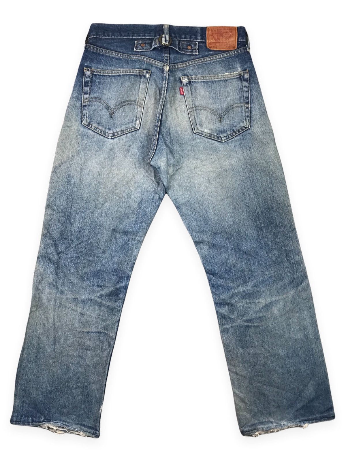 Levi's Vintage Clothing × Vintage VTG LEVI'S BIG "E" 90s LOT 702 XX SELVEDGE DENIM JAPAN🇯🇵 Size US 30 / EU 46 - 2 Thumbnail