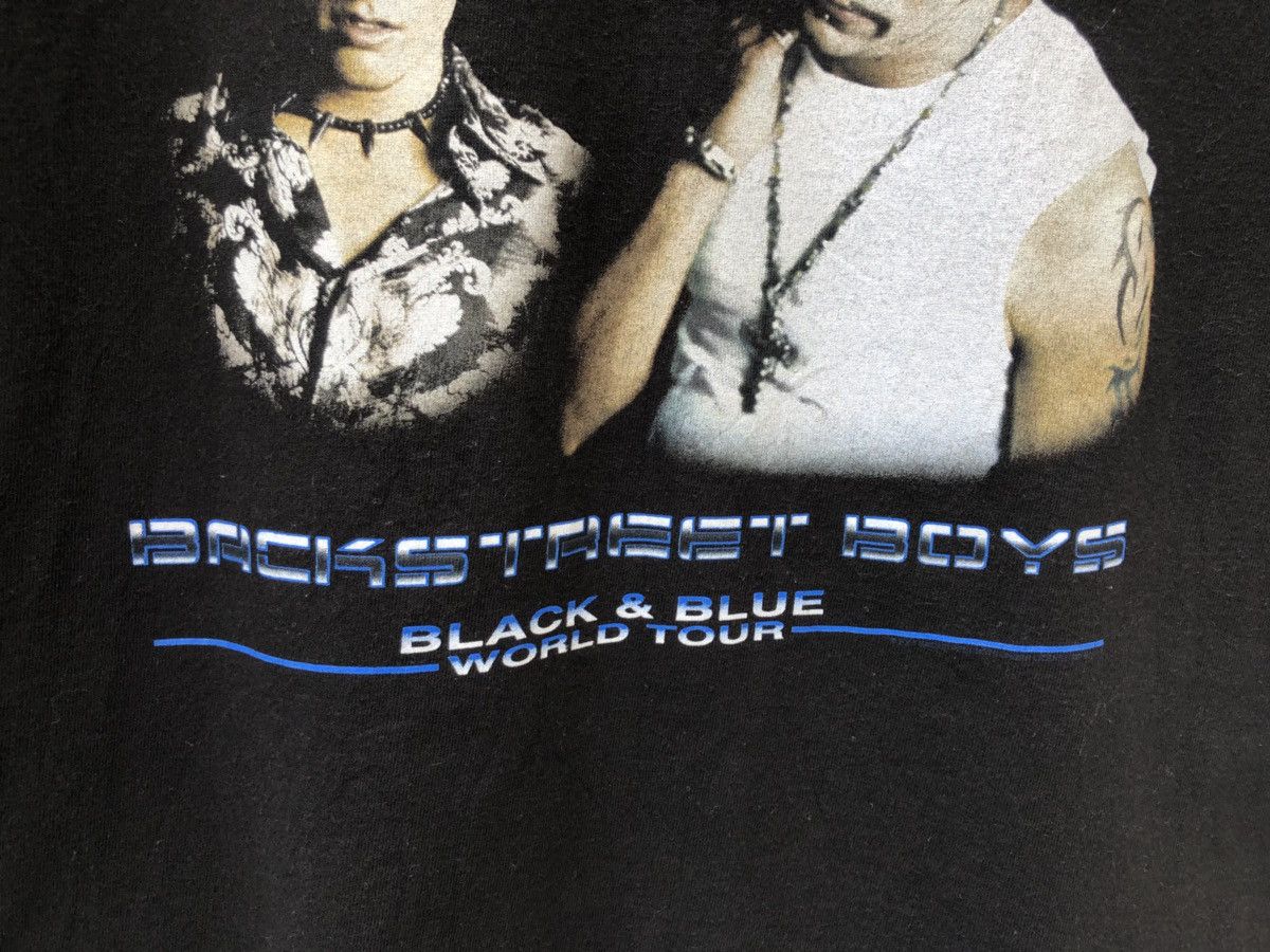 Band Tees × Vintage Vintage 2000 Backstreet Boys Black & Blue World Tour tees Size US L / EU 52-54 / 3 - 3 Thumbnail