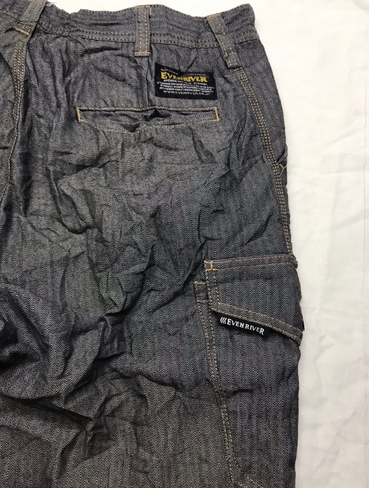 Japanese Brand JapaneseBrand Evenriver Distress Cargo Pant Size US 34 / EU 50 - 5 Thumbnail