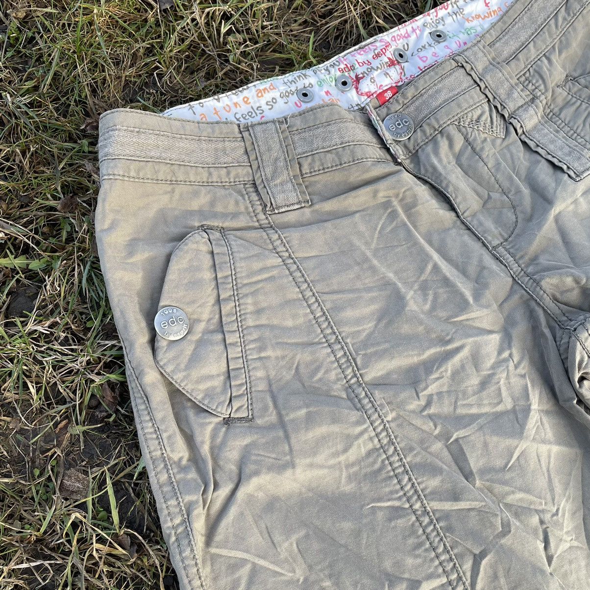 Vintage Vintage 90s Baggy Cargo Pants Y2K Skater Streetwear Faded 30 Size 30" / US 8 / IT 44 - 5 Thumbnail