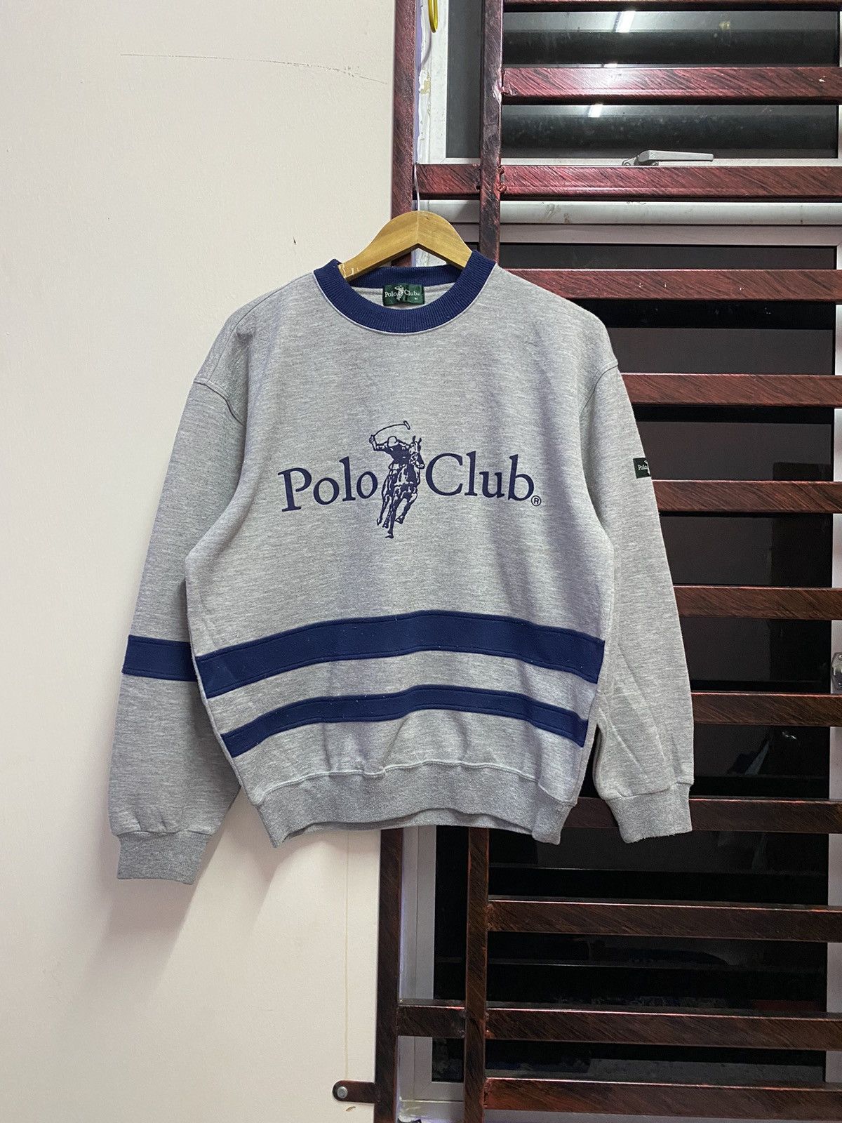 Polo Ralph Lauren 🔥 Steals 🔥 Vintage Polo Club Sweatshirt Big Logo Size US M / EU 48-50 / 2 - 3 Thumbnail