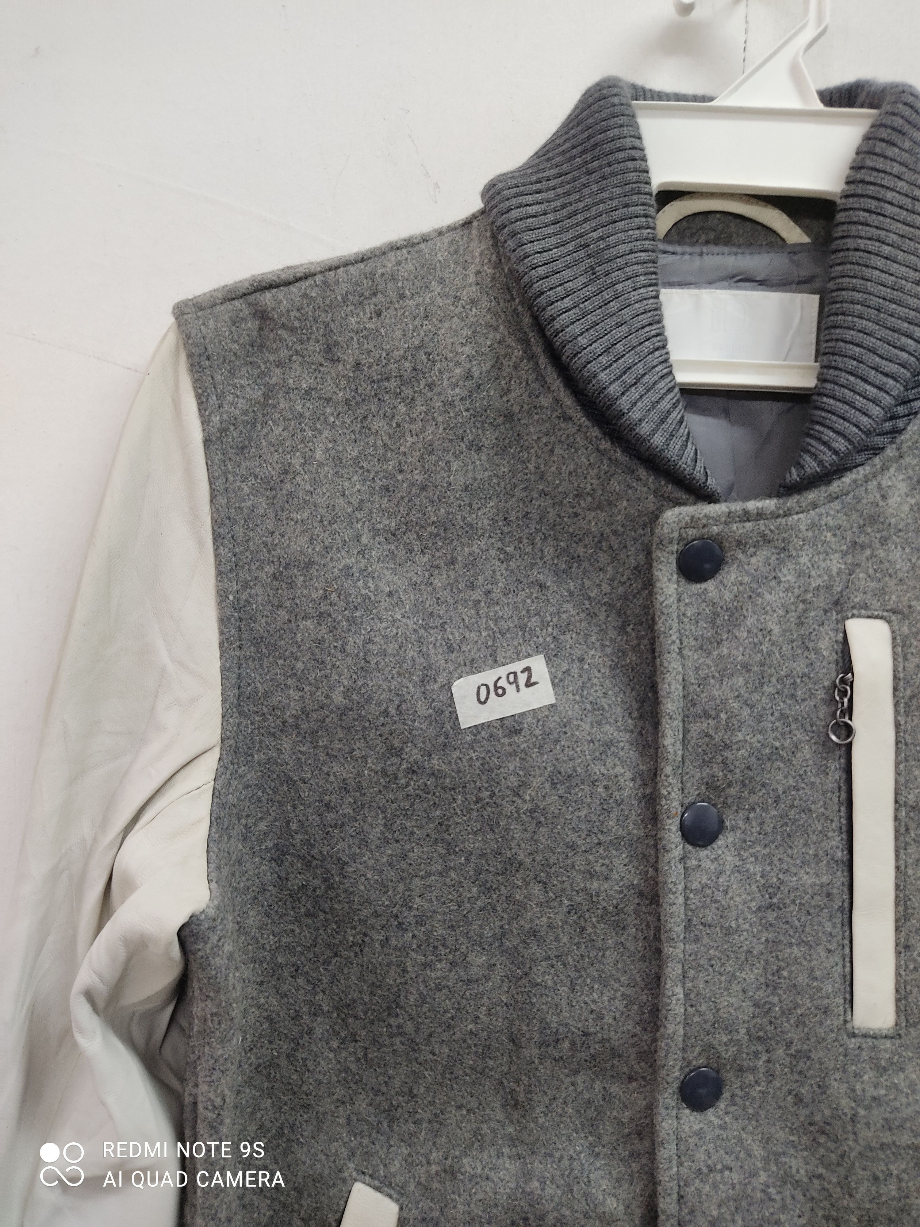 Japanese Brand × URBAN RESEARCH DOORS Urban Research Wool and Leather Varsity Jacket Size US S / EU 44-46 / 1 - 4 Thumbnail