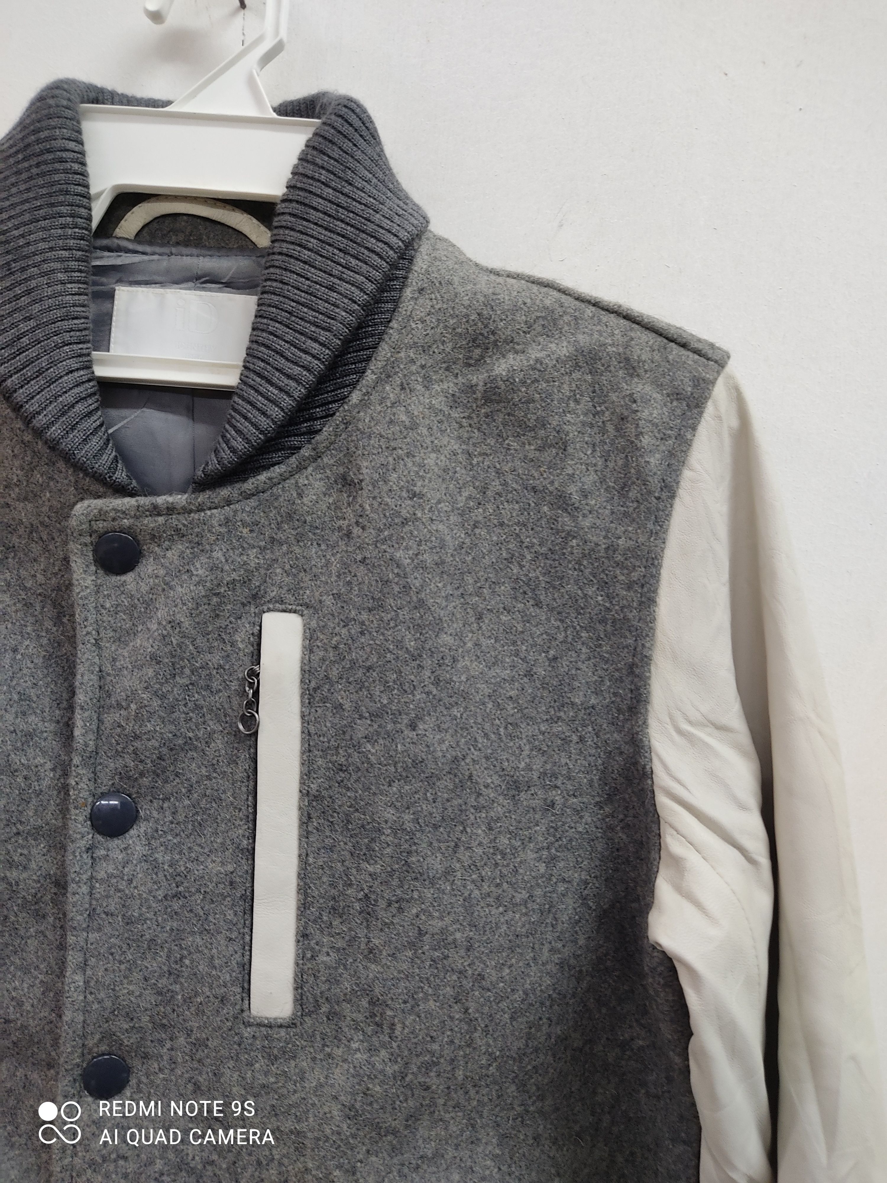 Japanese Brand × URBAN RESEARCH DOORS Urban Research Wool and Leather Varsity Jacket Size US S / EU 44-46 / 1 - 5 Thumbnail