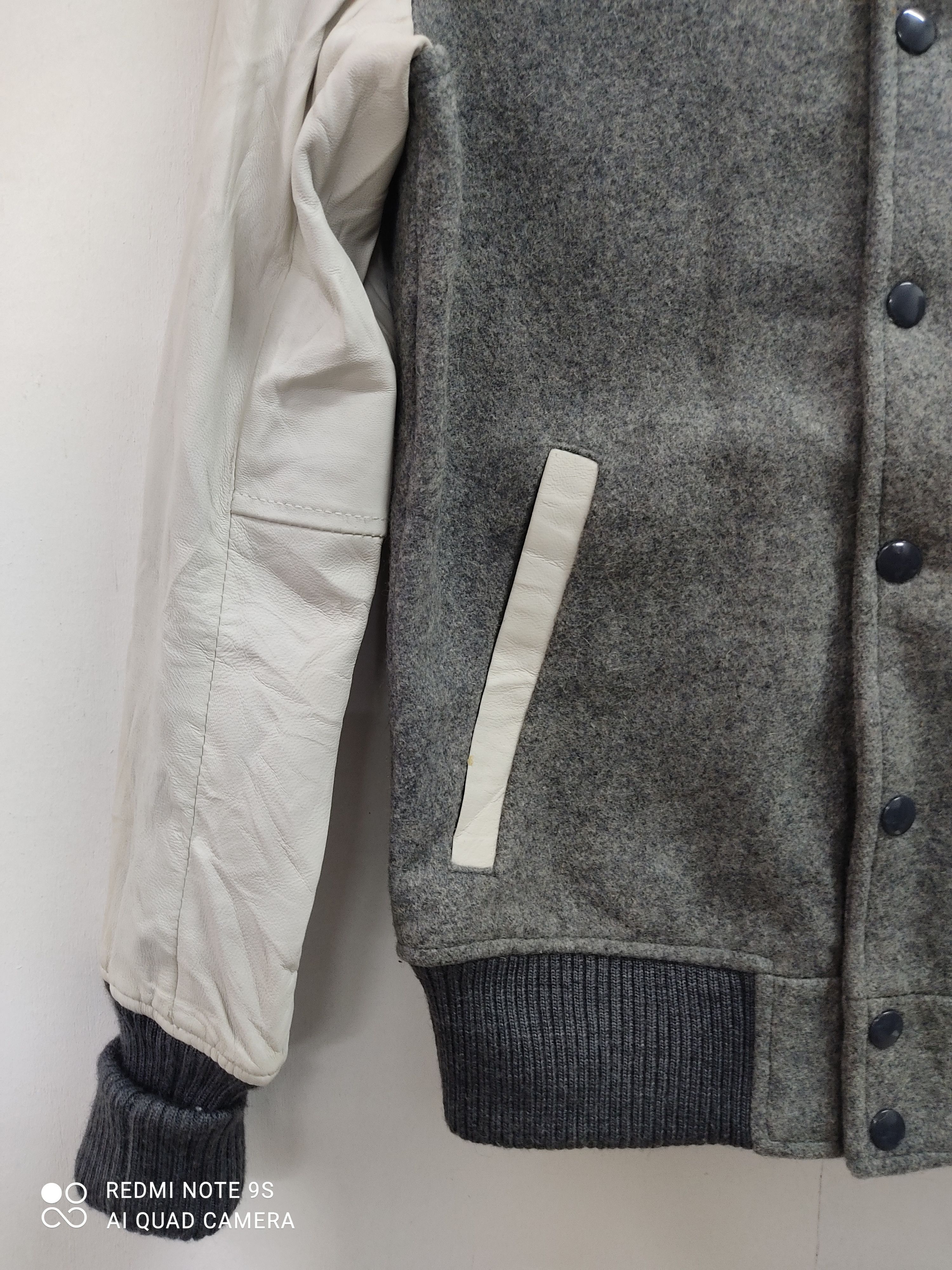 Japanese Brand × URBAN RESEARCH DOORS Urban Research Wool and Leather Varsity Jacket Size US S / EU 44-46 / 1 - 6 Thumbnail