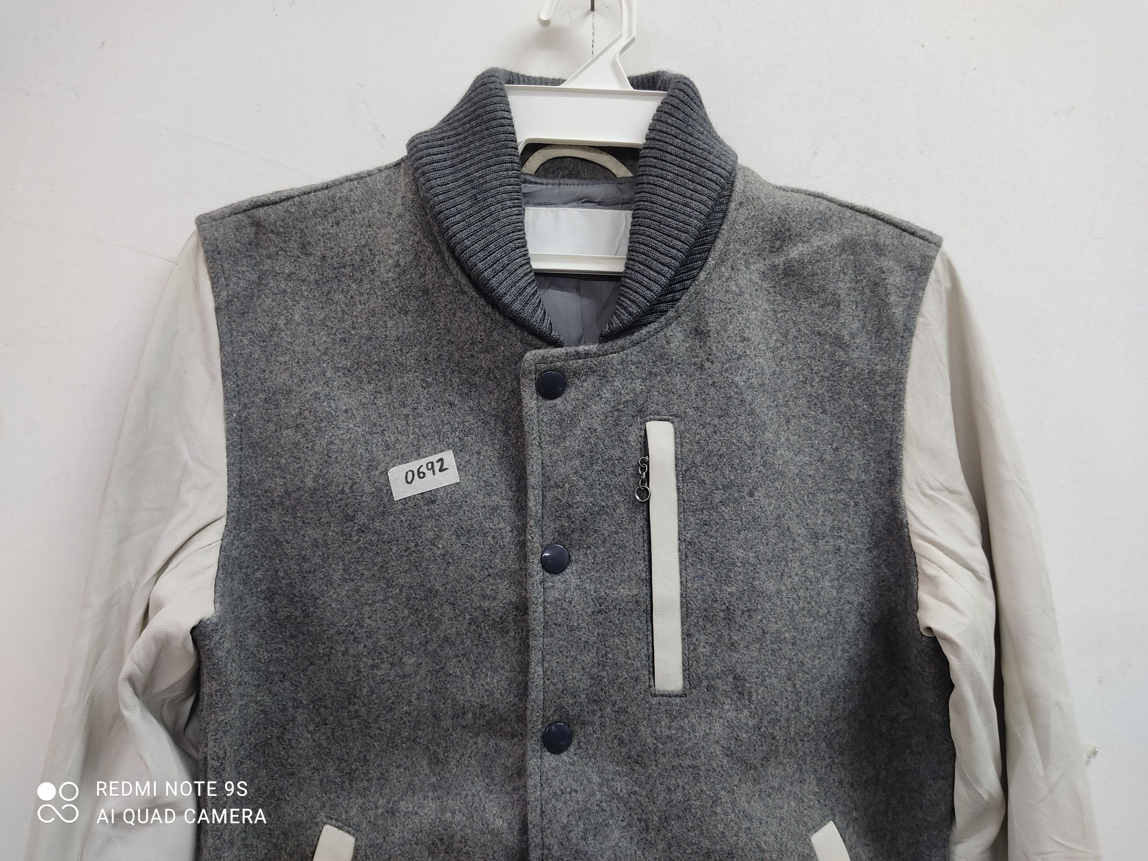 Japanese Brand × URBAN RESEARCH DOORS Urban Research Wool and Leather Varsity Jacket Size US S / EU 44-46 / 1 - 2 Thumbnail
