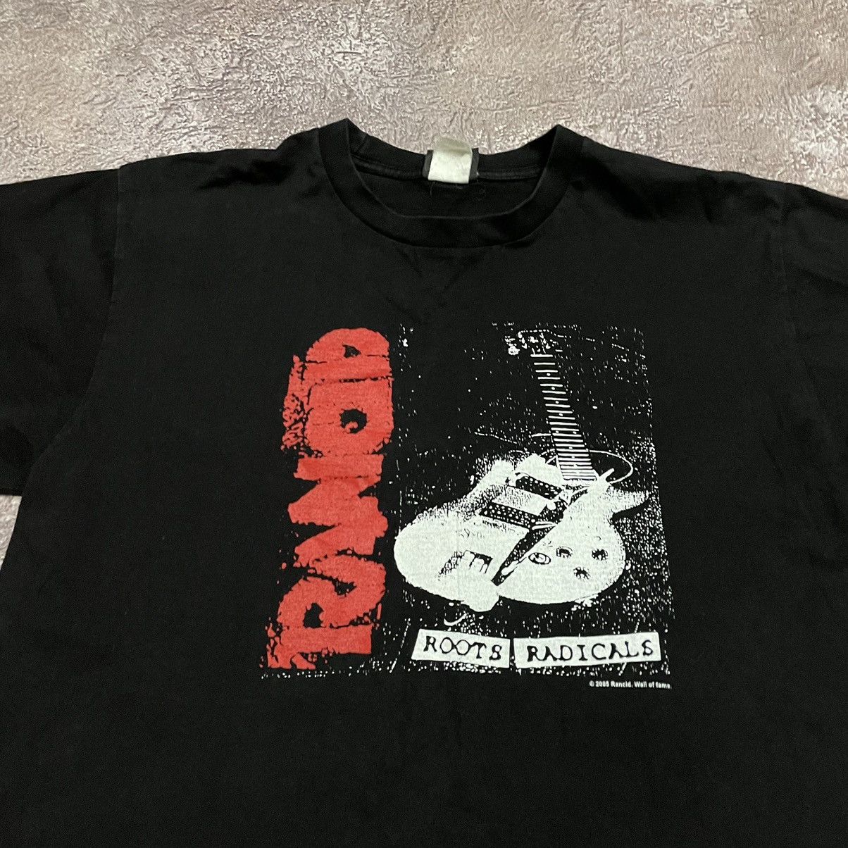 Vintage Vintage Y2K Rancid Band Graphic Tee Faded Black Americana L Size US L / EU 52-54 / 3 - 4 Thumbnail