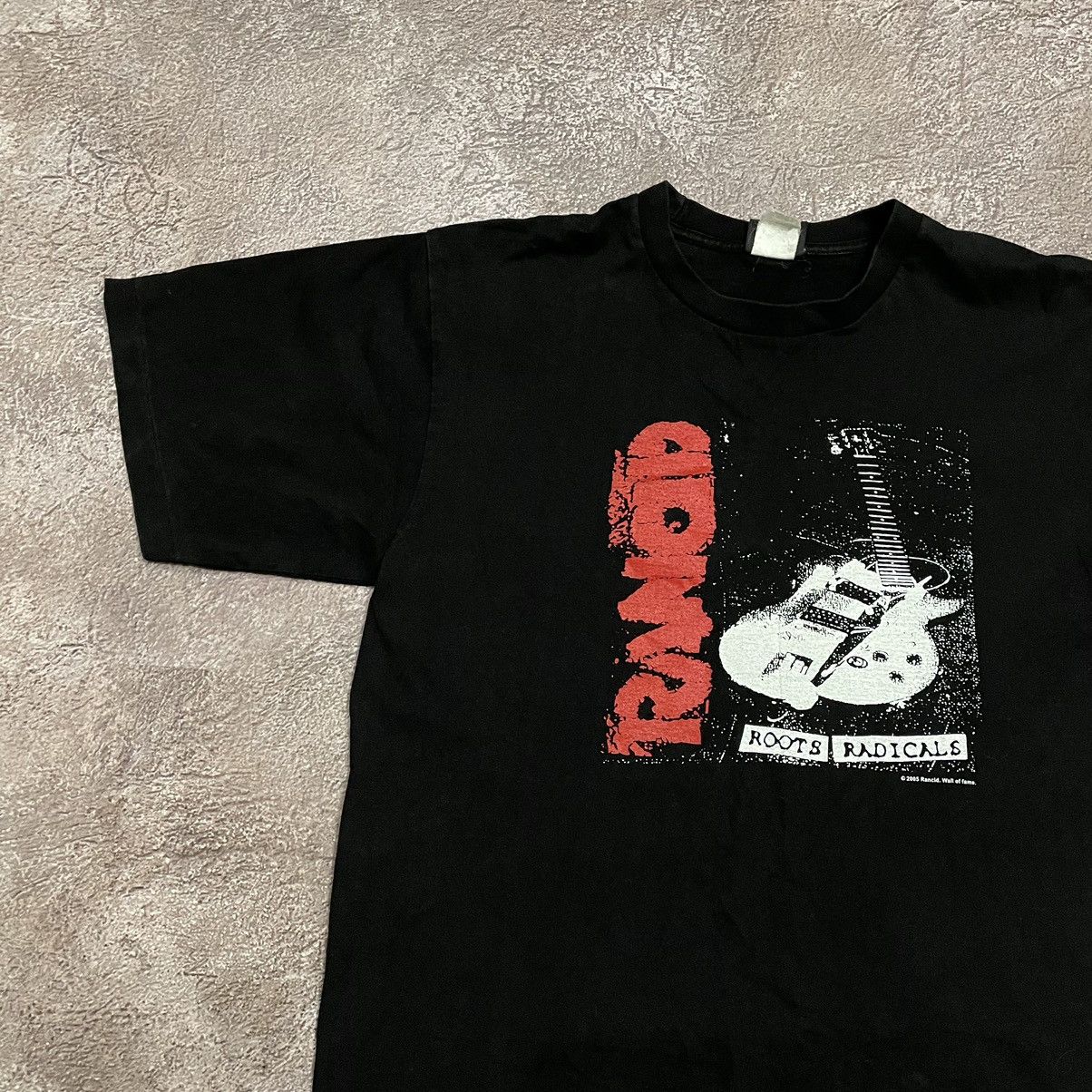Vintage Vintage Y2K Rancid Band Graphic Tee Faded Black Americana L Size US L / EU 52-54 / 3 - 3 Thumbnail