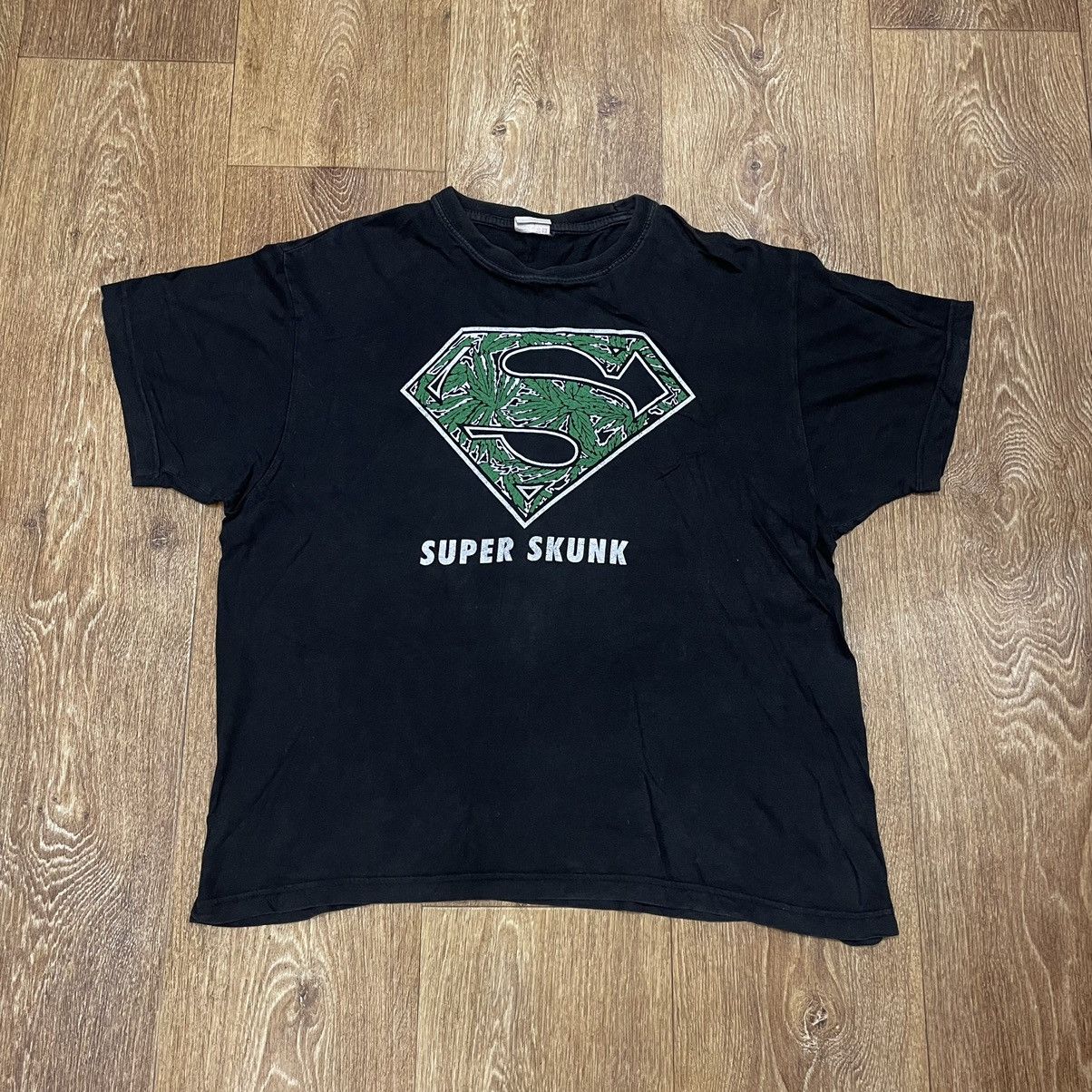 Vintage Vintage 90s Super Skunk Graphic Tee Streetwear Skate Slim S Size US S / EU 44-46 / 1 - 2 Thumbnail