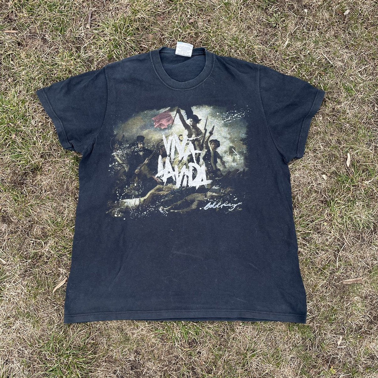 Vintage Vintage 90s Sun Faded Graphic Tee Horror Dark Grunge Baggy M Size US M / EU 48-50 / 2 - 2 Thumbnail