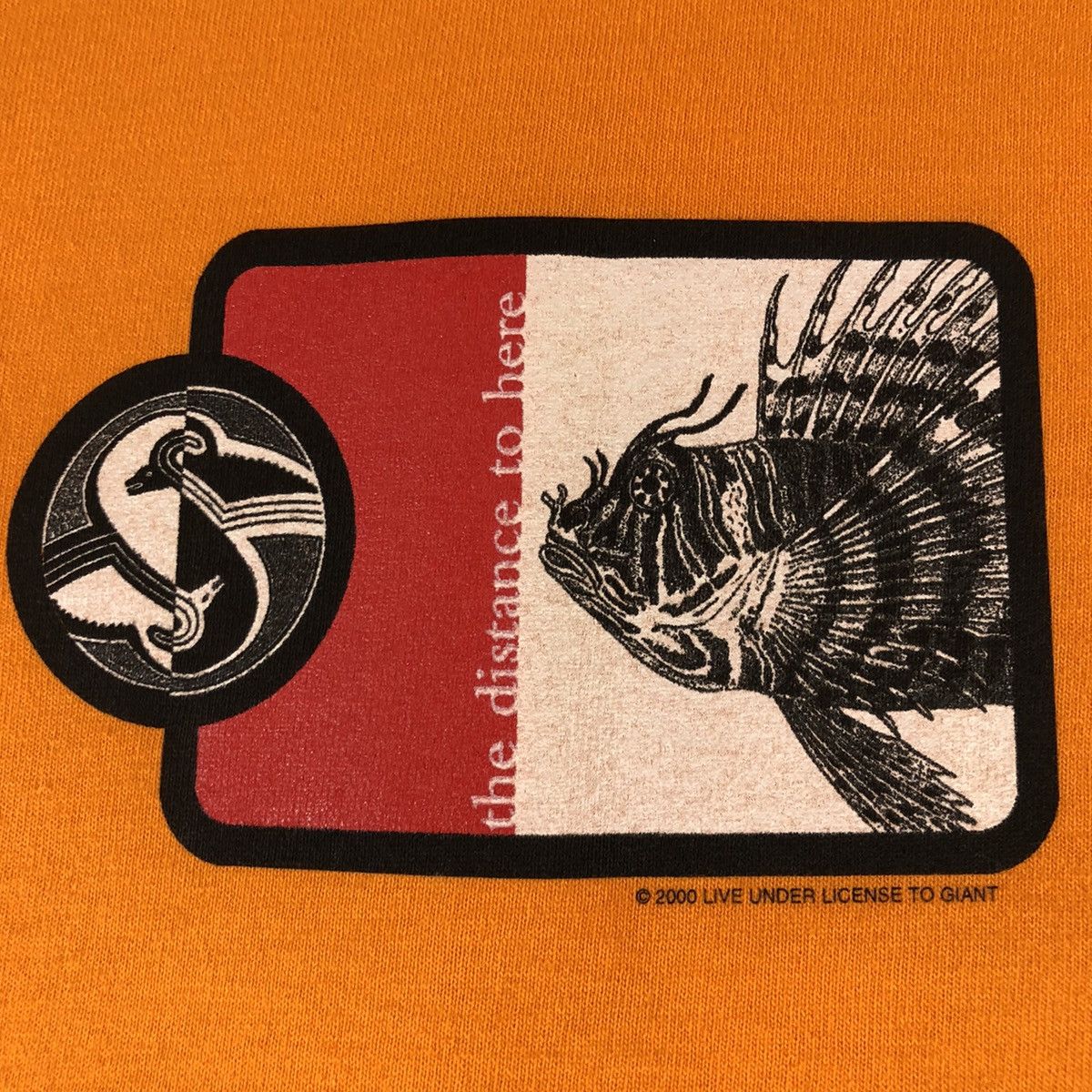Band Tees Live The Distance To Here 2000 Album Lion Fish Vintage T Size US L / EU 52-54 / 3 - 3 Thumbnail