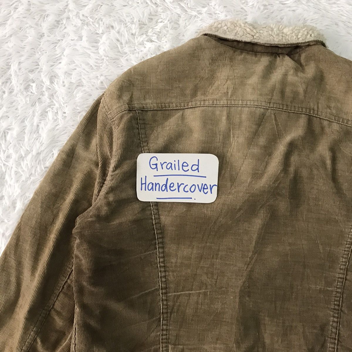 Levi's Vtg Levis Corduroy Sherpa Trucker Jacket Made in Usa Size US L / EU 52-54 / 3 - 14 Thumbnail