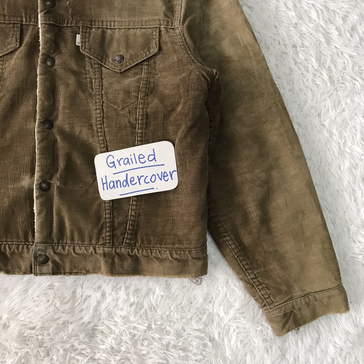 Levi's Vtg Levis Corduroy Sherpa Trucker Jacket Made in Usa Size US L / EU 52-54 / 3 - 7 Thumbnail