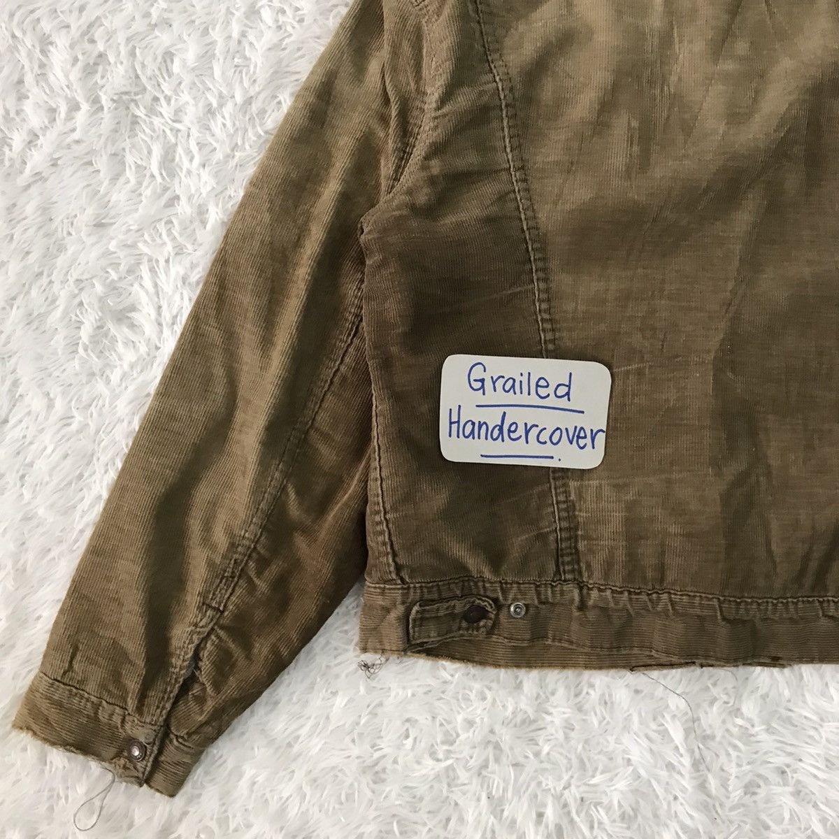 Levi's Vtg Levis Corduroy Sherpa Trucker Jacket Made in Usa Size US L / EU 52-54 / 3 - 16 Thumbnail