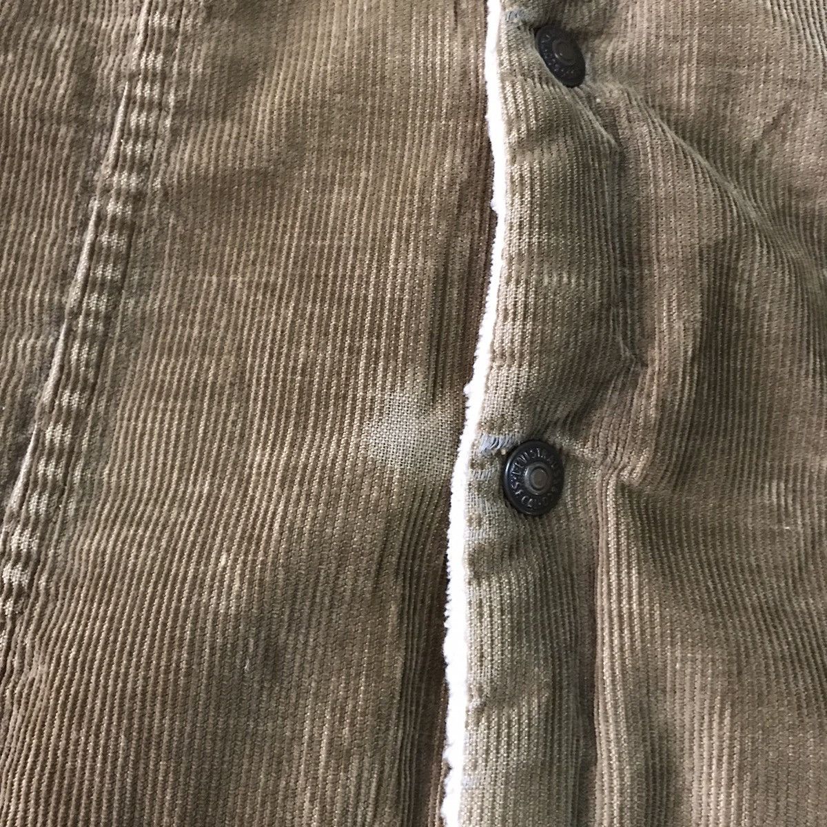 Levi's Vtg Levis Corduroy Sherpa Trucker Jacket Made in Usa Size US L / EU 52-54 / 3 - 8 Thumbnail