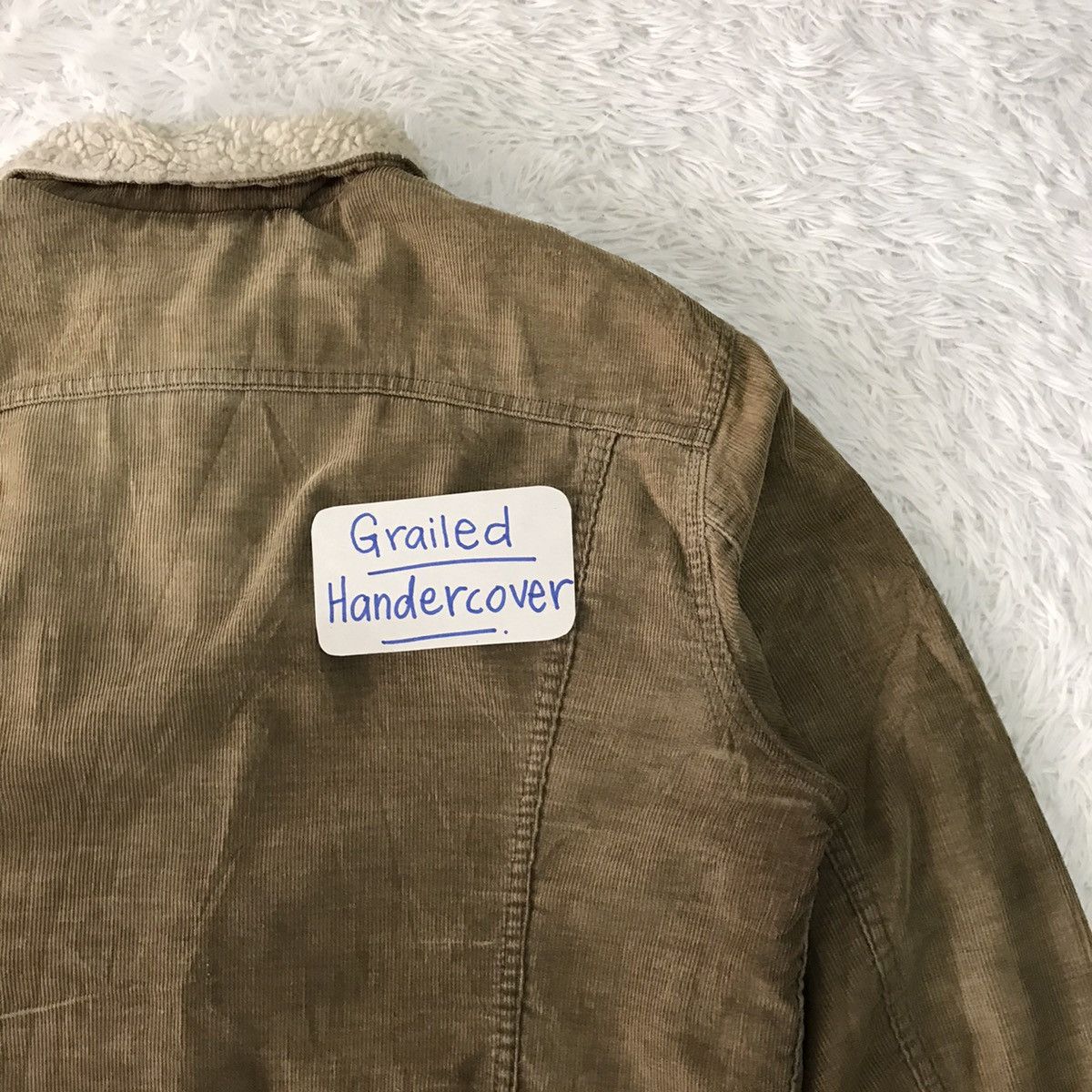 Levi's Vtg Levis Corduroy Sherpa Trucker Jacket Made in Usa Size US L / EU 52-54 / 3 - 15 Thumbnail