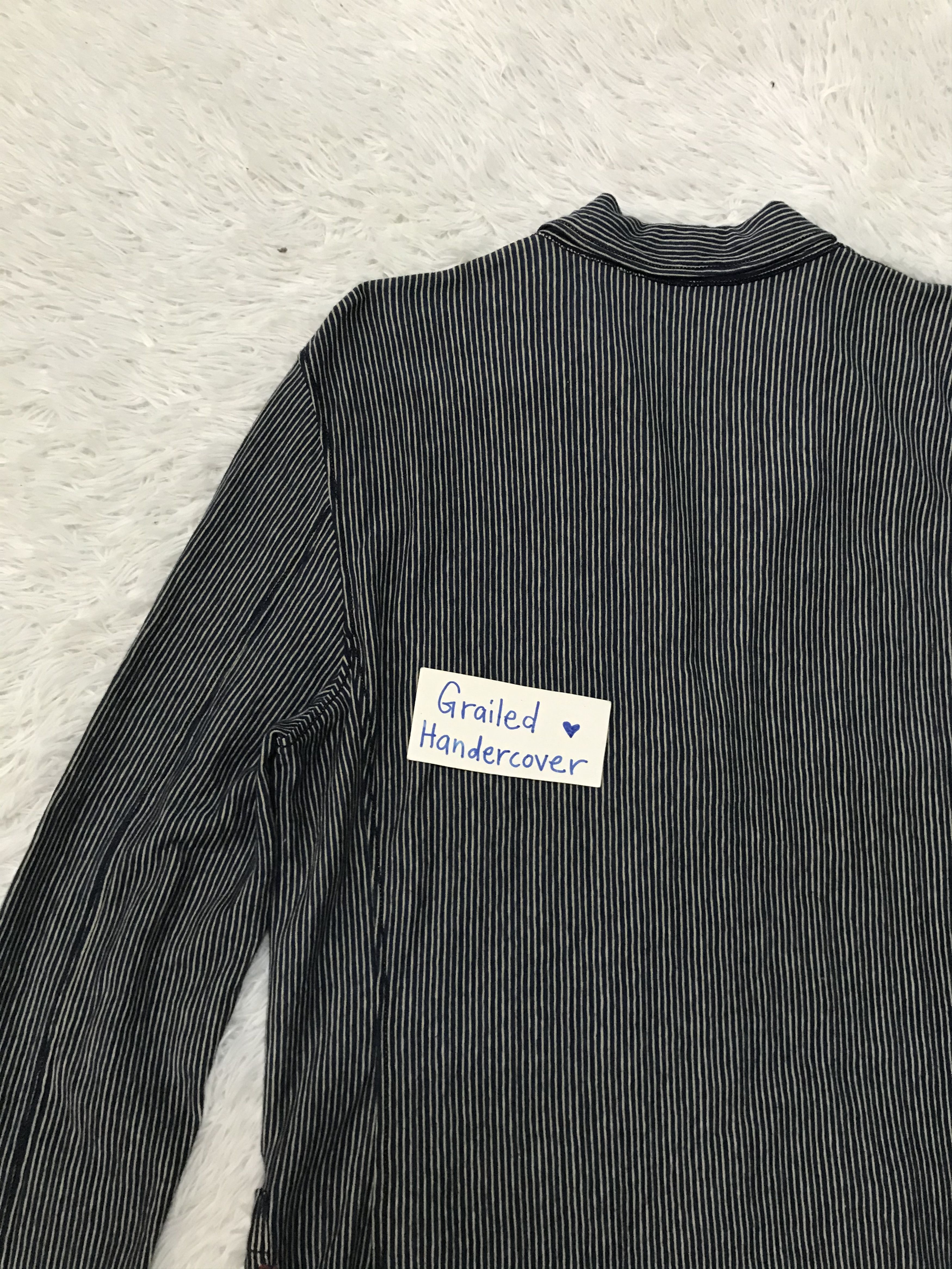 45rpm 45 Rpm Indigo Stripes Thin Jacket Size US M / EU 48-50 / 2 - 8 Thumbnail