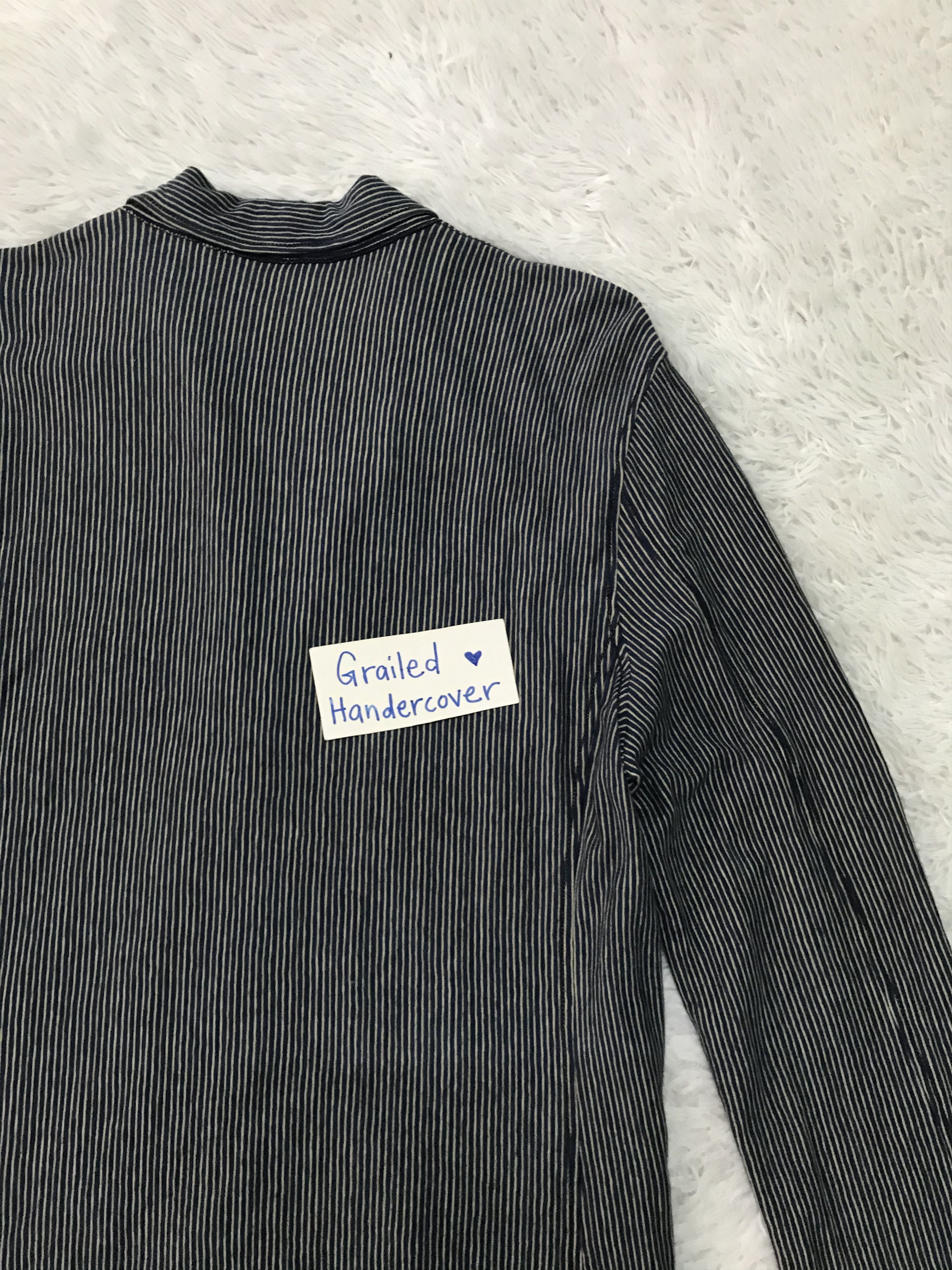 45rpm 45 Rpm Indigo Stripes Thin Jacket Size US M / EU 48-50 / 2 - 7 Thumbnail